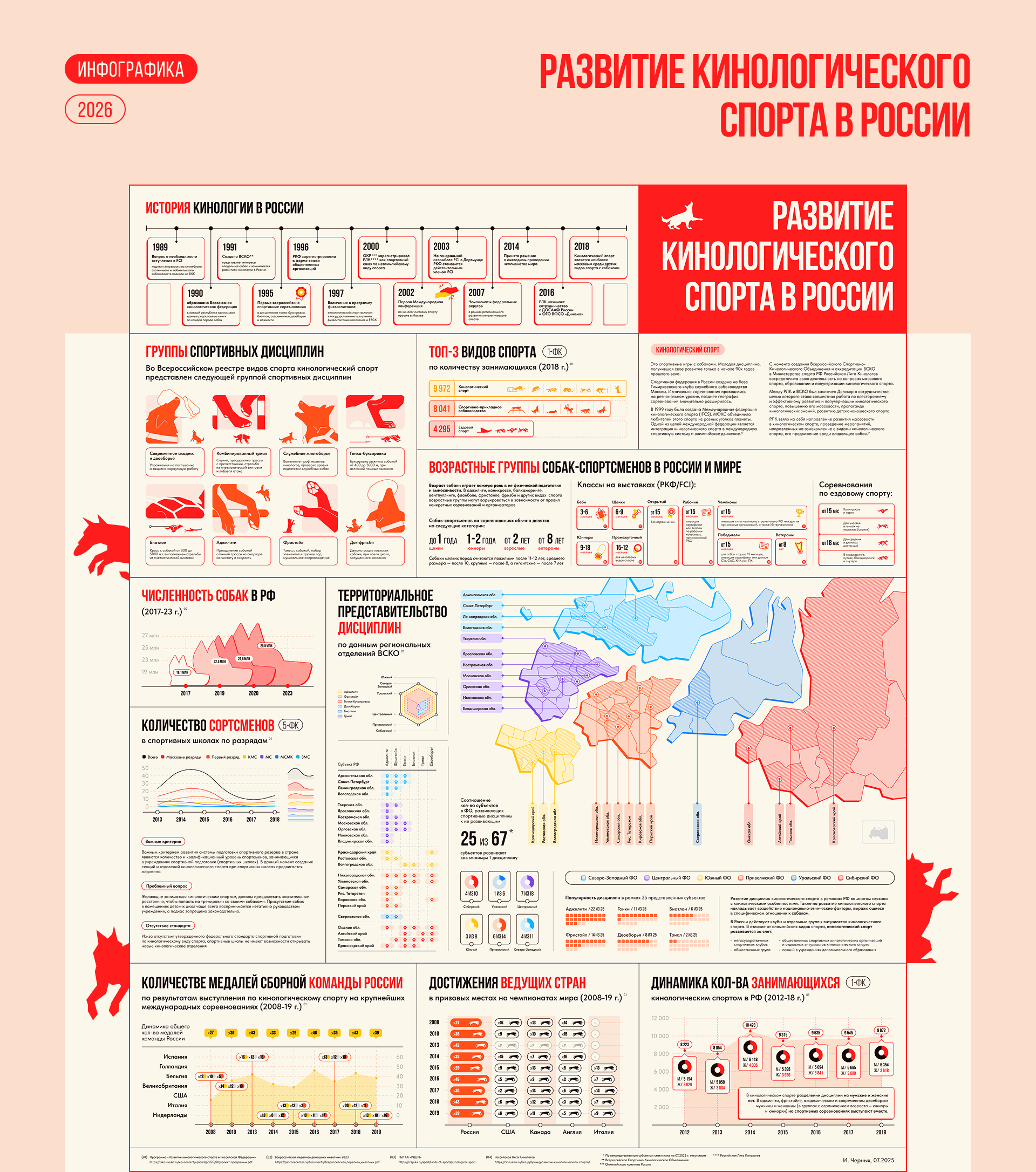 Инфографика | Кинологический спорт — Изображение №1 — Иллюстрация, Графика на Dprofile