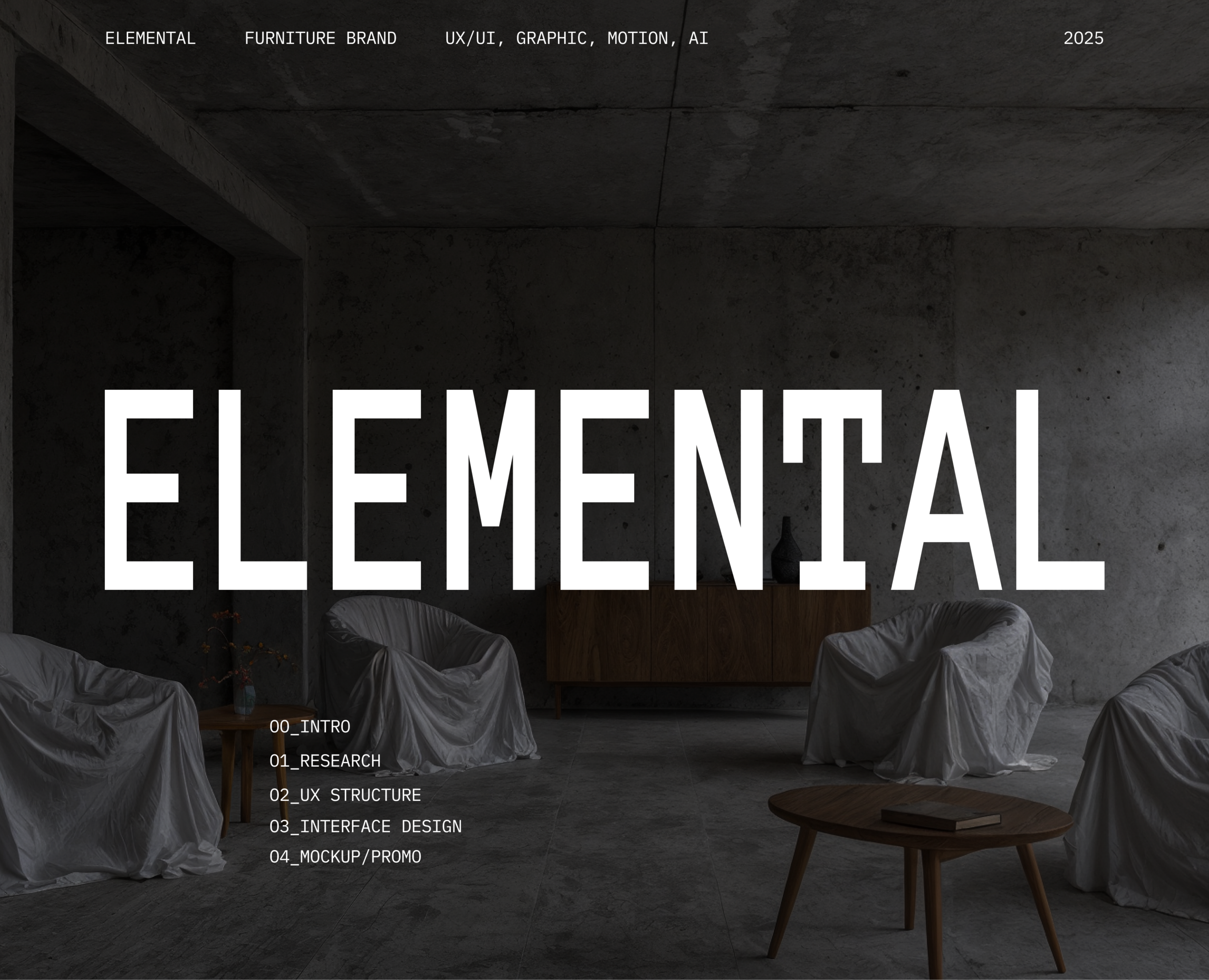 Сайт бренда мебели (Furniture Design Brand Website) — Интерфейсы, Графика на Dprofile