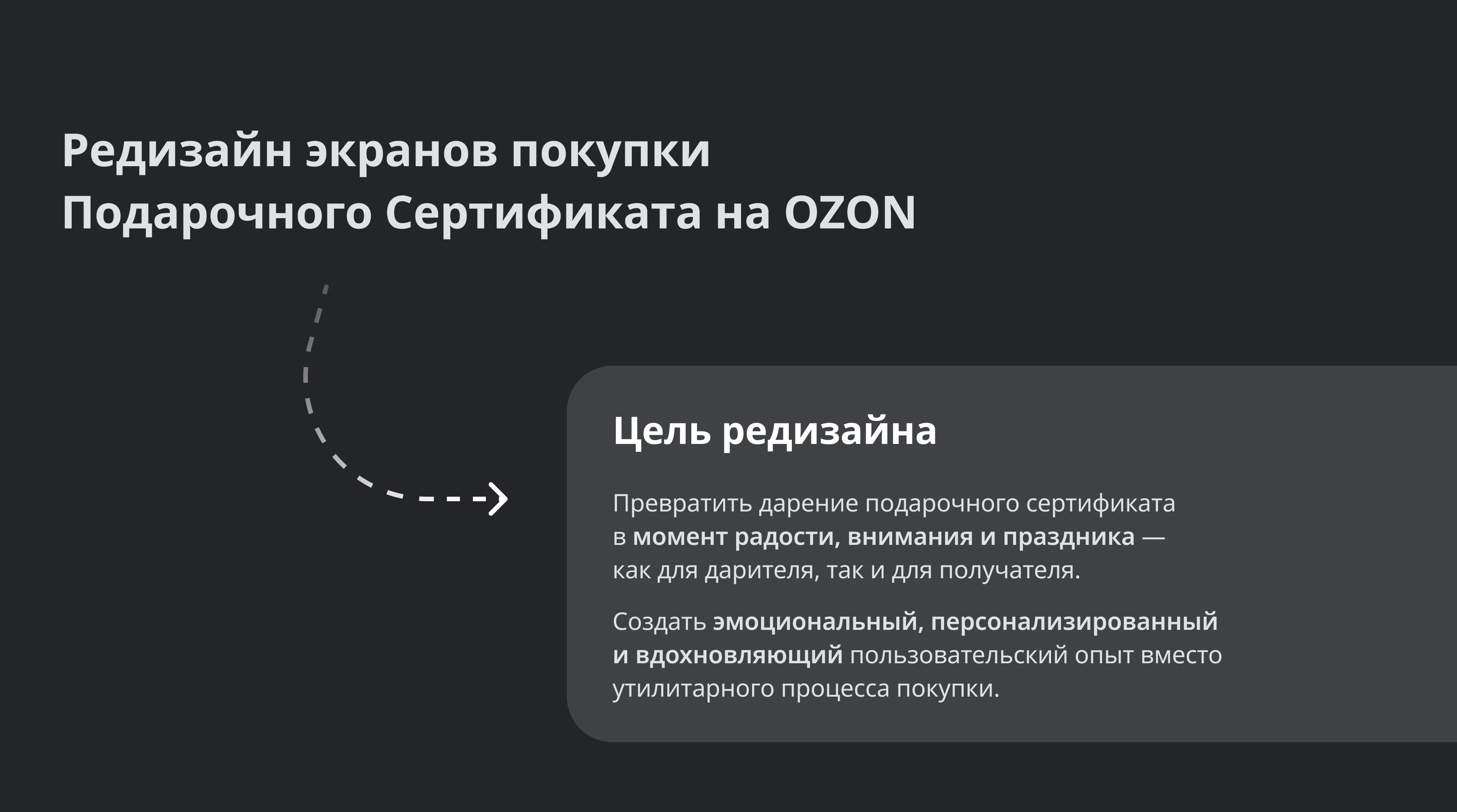 Редизайн сценария покупки подарочного сертификата OZON — Изображение №2 — Интерфейсы на Dprofile