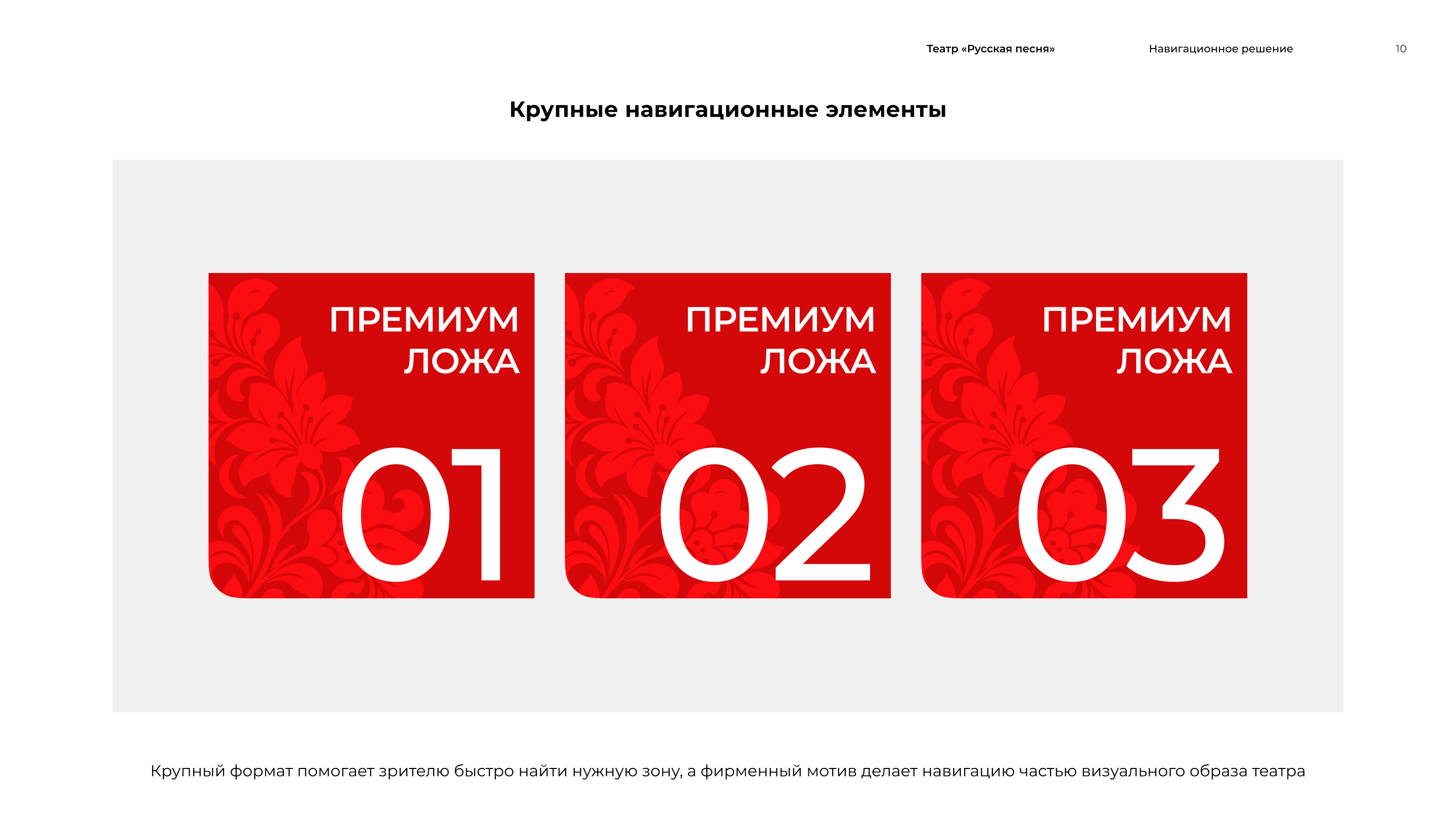 Театр «Русская песня» Надежды Бабкиной — навигационная система элементов театра — Изображение №11 — Брендинг, Иллюстрация на Dprofile
