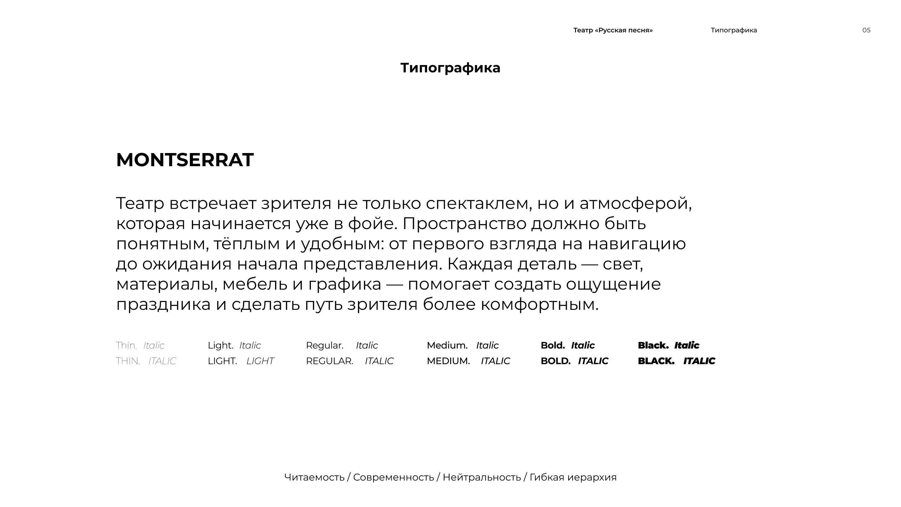 Театр «Русская песня» Надежды Бабкиной — навигационная система элементов театра — Изображение №6 — Брендинг, Иллюстрация на Dprofile