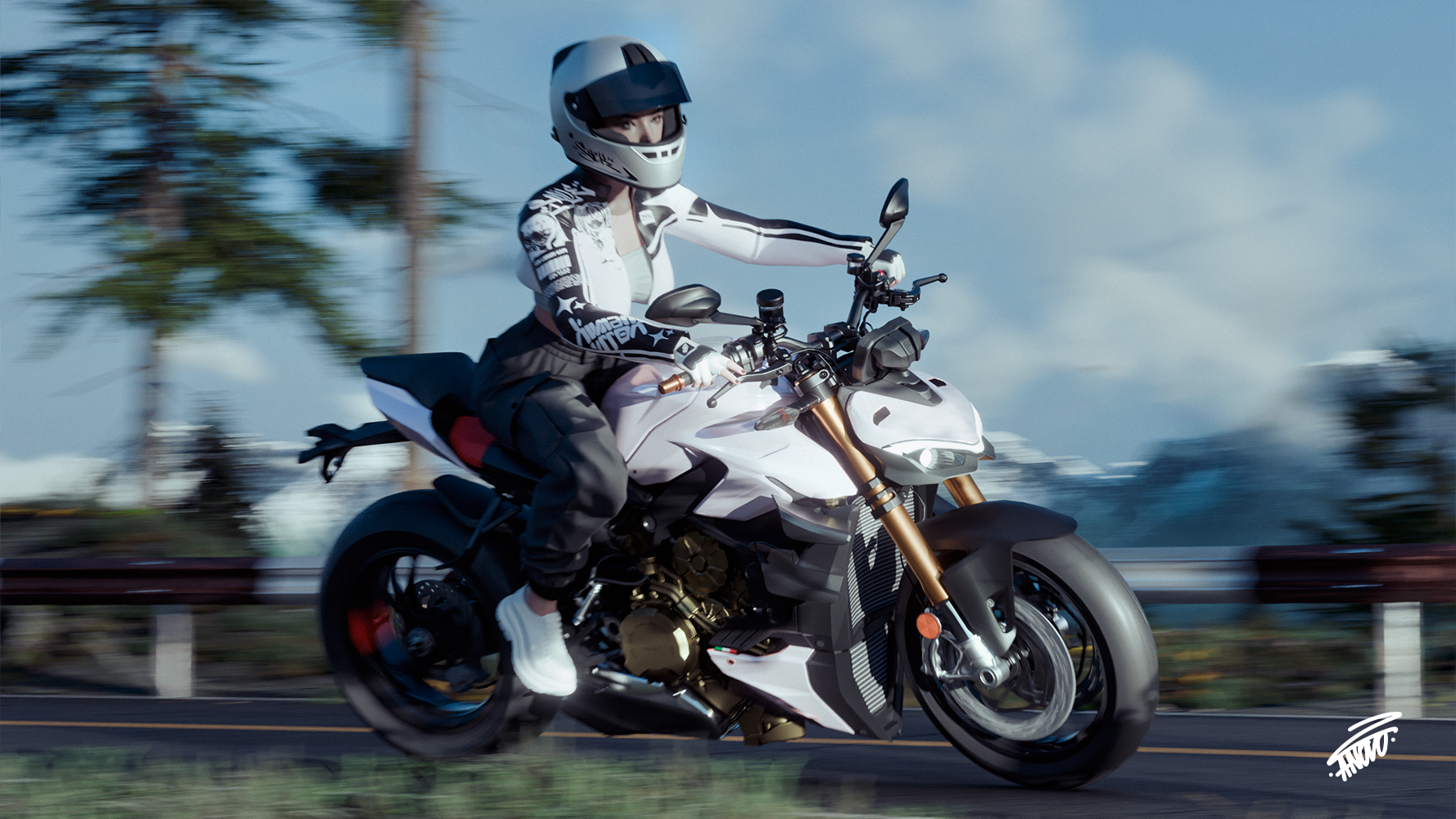 Ducati — Изображение №3 — Иллюстрация, 3D на Dprofile