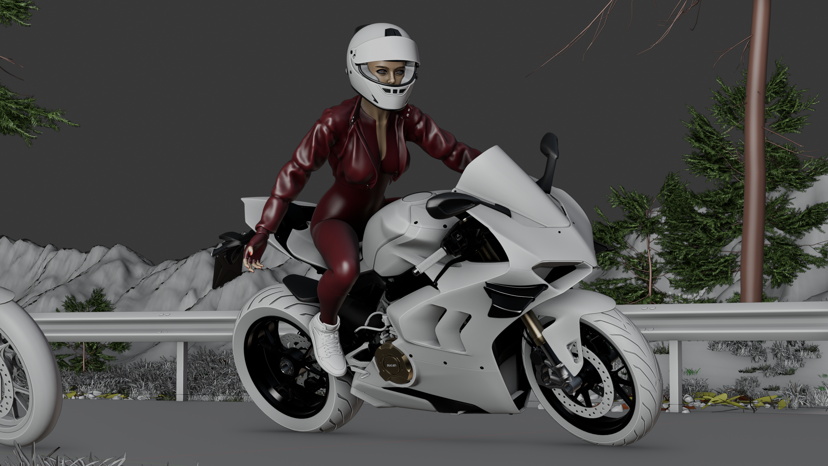 Ducati — Изображение №6 — Иллюстрация, 3D на Dprofile