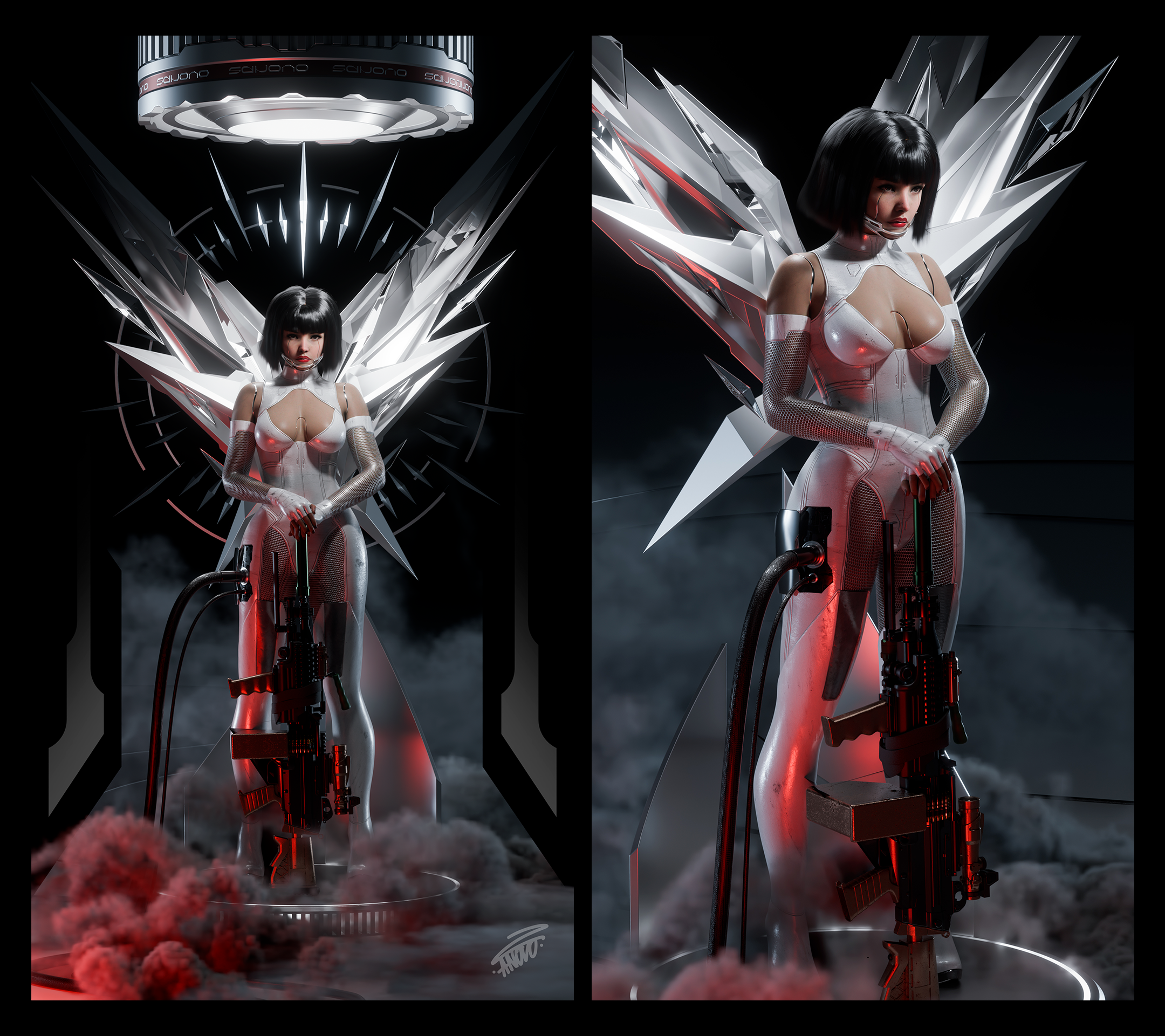 The war in paradise — Изображение №1 — Иллюстрация, 3D на Dprofile