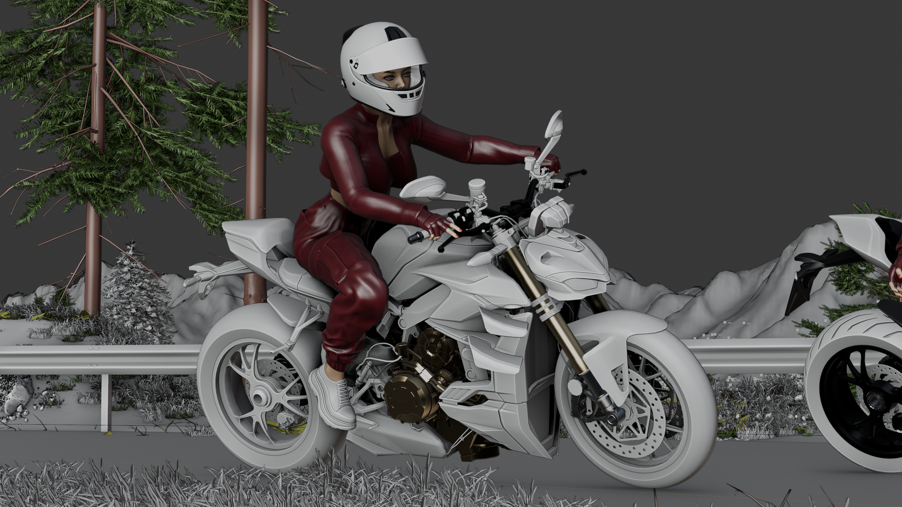 Ducati — Изображение №7 — Иллюстрация, 3D на Dprofile