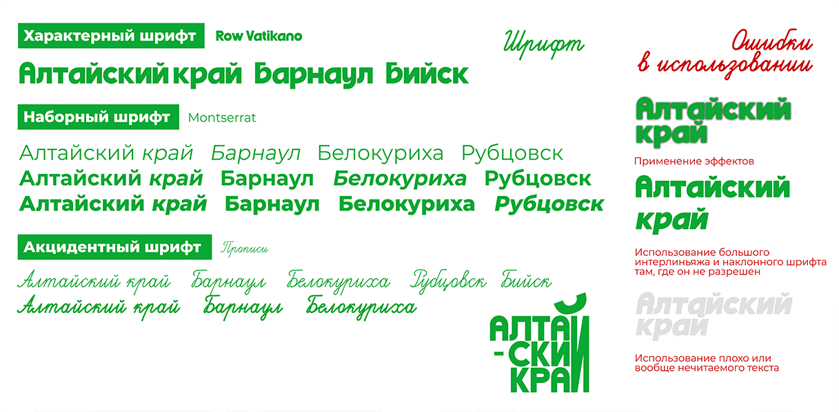 Айдентика территориального бренда Алтайского края — Изображение №4 — Брендинг, Графика на Dprofile