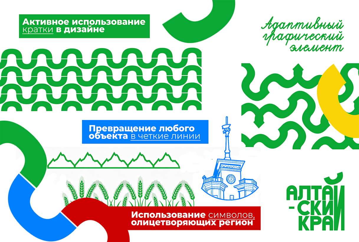 Айдентика территориального бренда Алтайского края — Изображение №5 — Брендинг, Графика на Dprofile