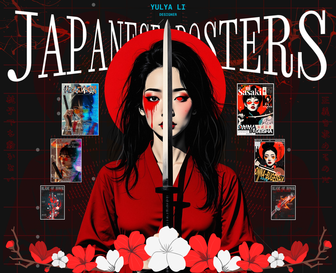 Japanese posters | Onna-bugeisha на Dprofile