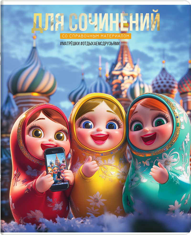 Селфи. Серия школьных тетрадей — Изображение №14 — Иллюстрация, Графика на Dprofile