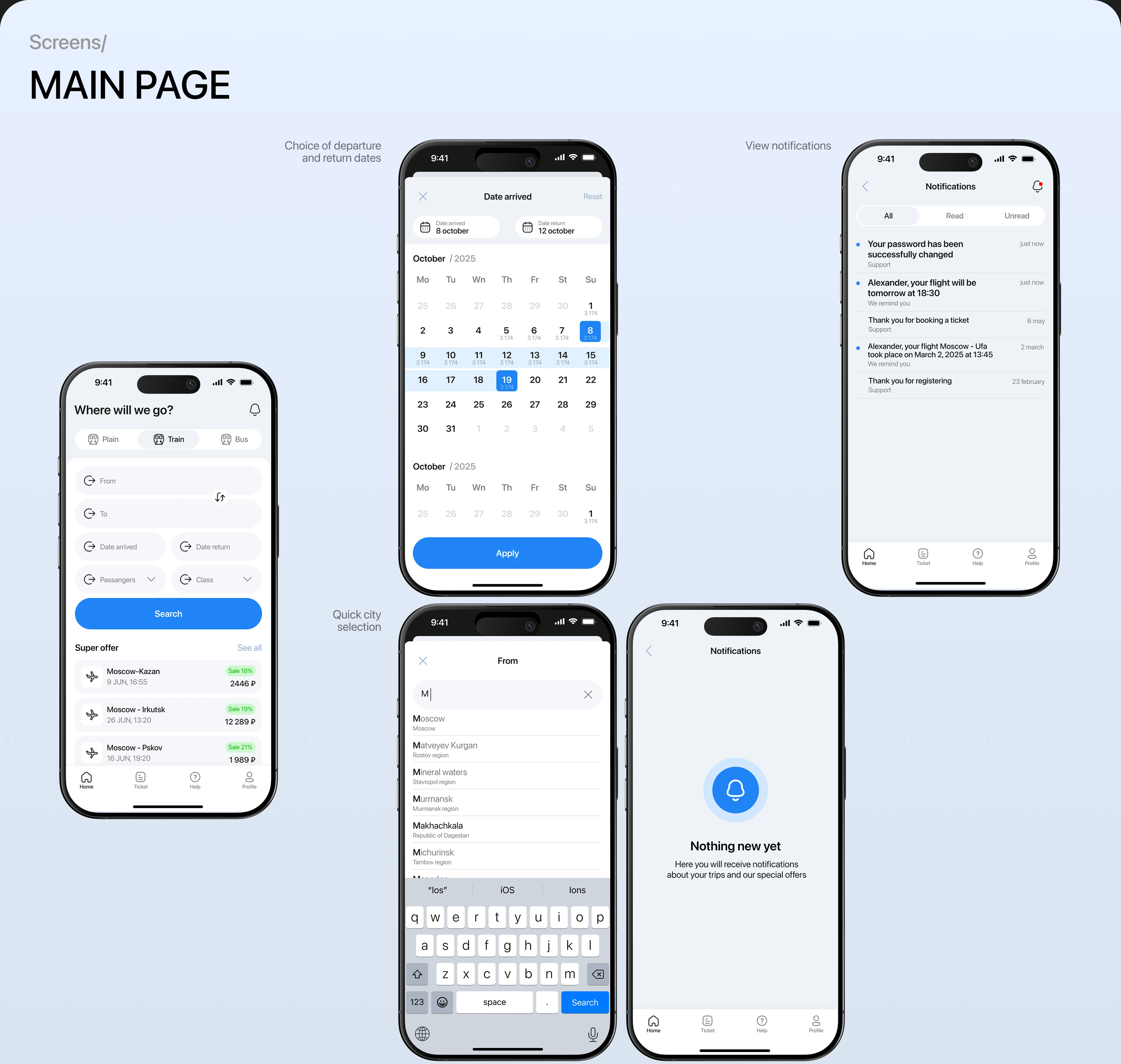 Easy trip | mobile app — Изображение №12 — Интерфейсы на Dprofile