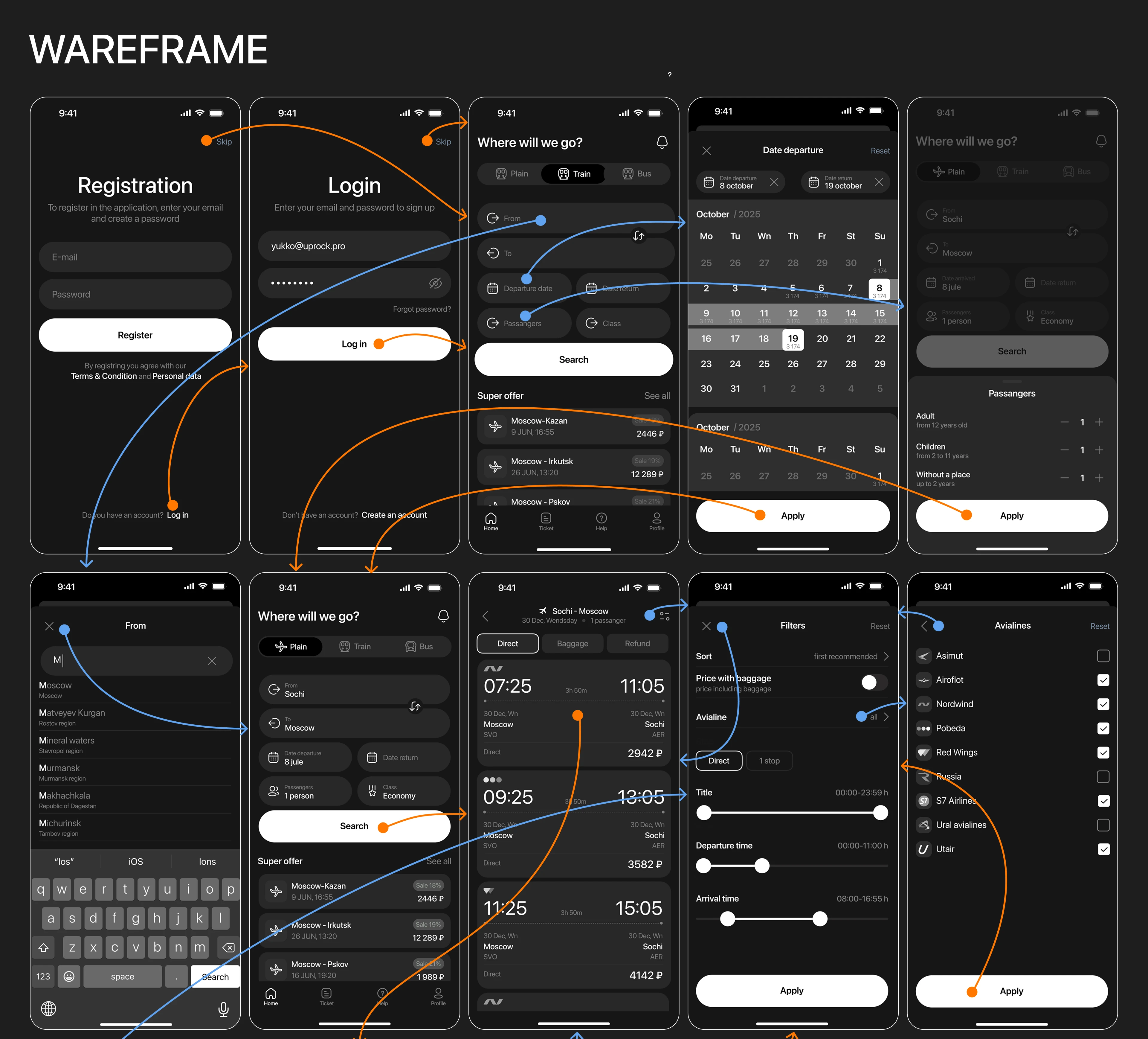 Easy trip | mobile app — Изображение №15 — Интерфейсы на Dprofile
