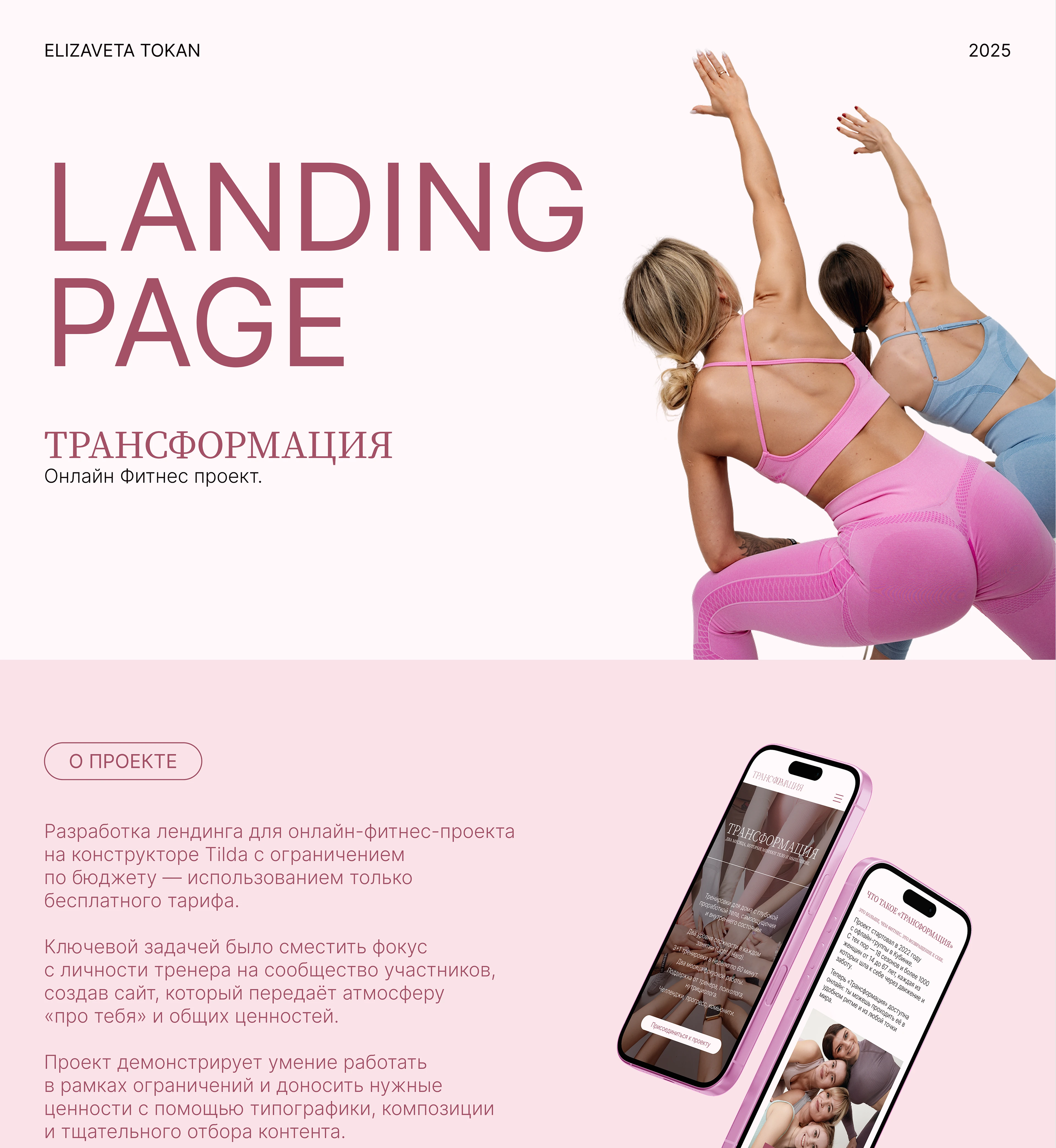 Landing page | Трансформация — Изображение №1 — Интерфейсы на Dprofile