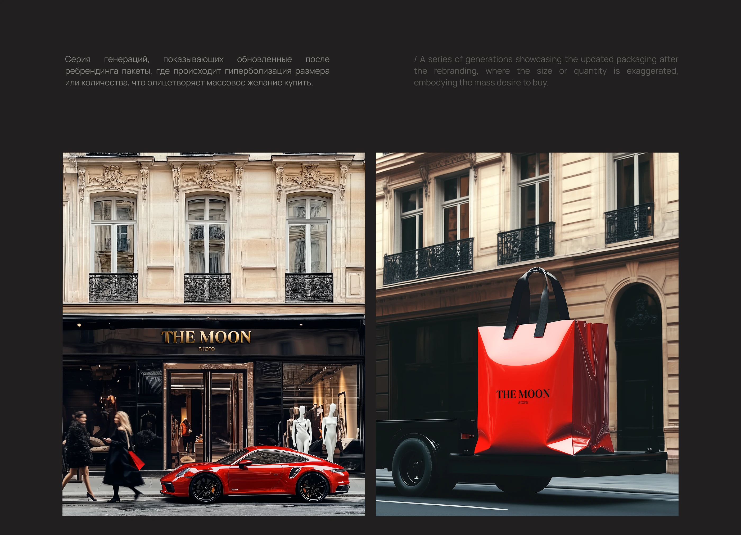 THE MOON | AI generation — Изображение №6 — Брендинг на Dprofile