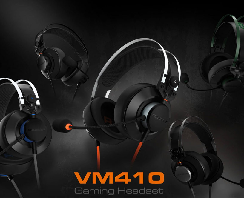 Дизайн лендинга наушников Cougar на Dprofile