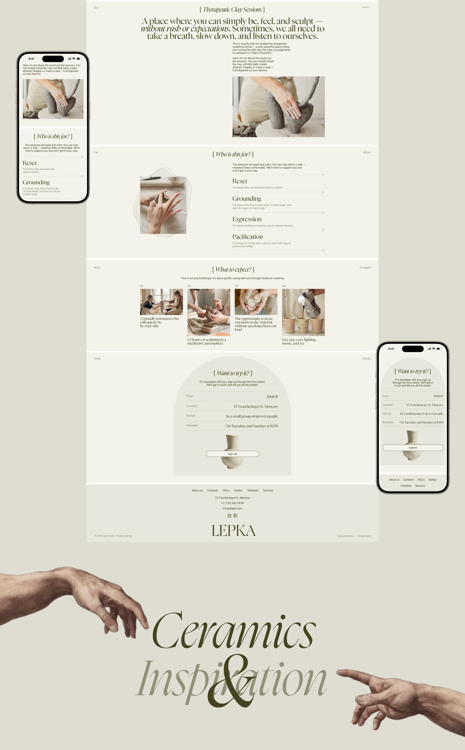 LEPKA | Corporate Website — Изображение №4 — Интерфейсы на Dprofile