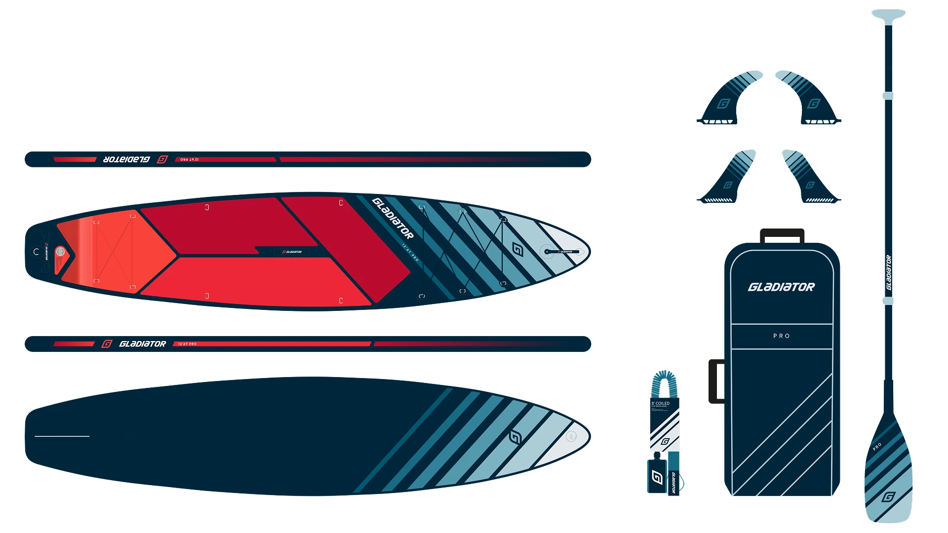 PRO, SUP-BOARDS | GLADIATOR, 2025 — Изображение №2 — Графика, Промдизайн на Dprofile