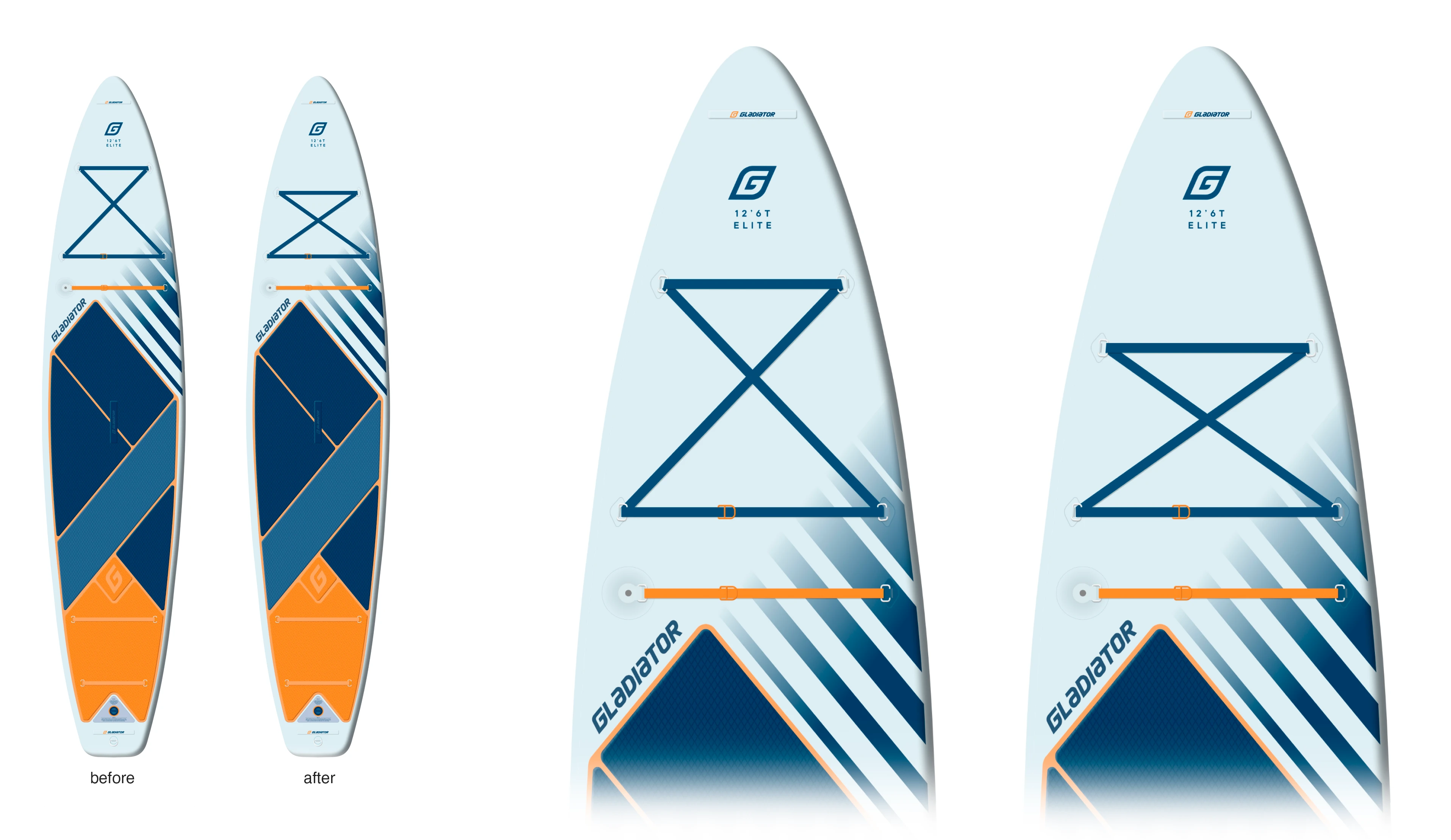ELITE, SUP-BOARDS | GLADIATOR, 2025 — Изображение №13 — Графика, Промдизайн на Dprofile