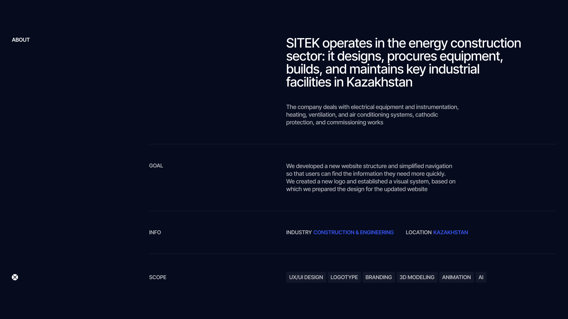 SITEK — Изображение №1 — Интерфейсы, Брендинг на Dprofile
