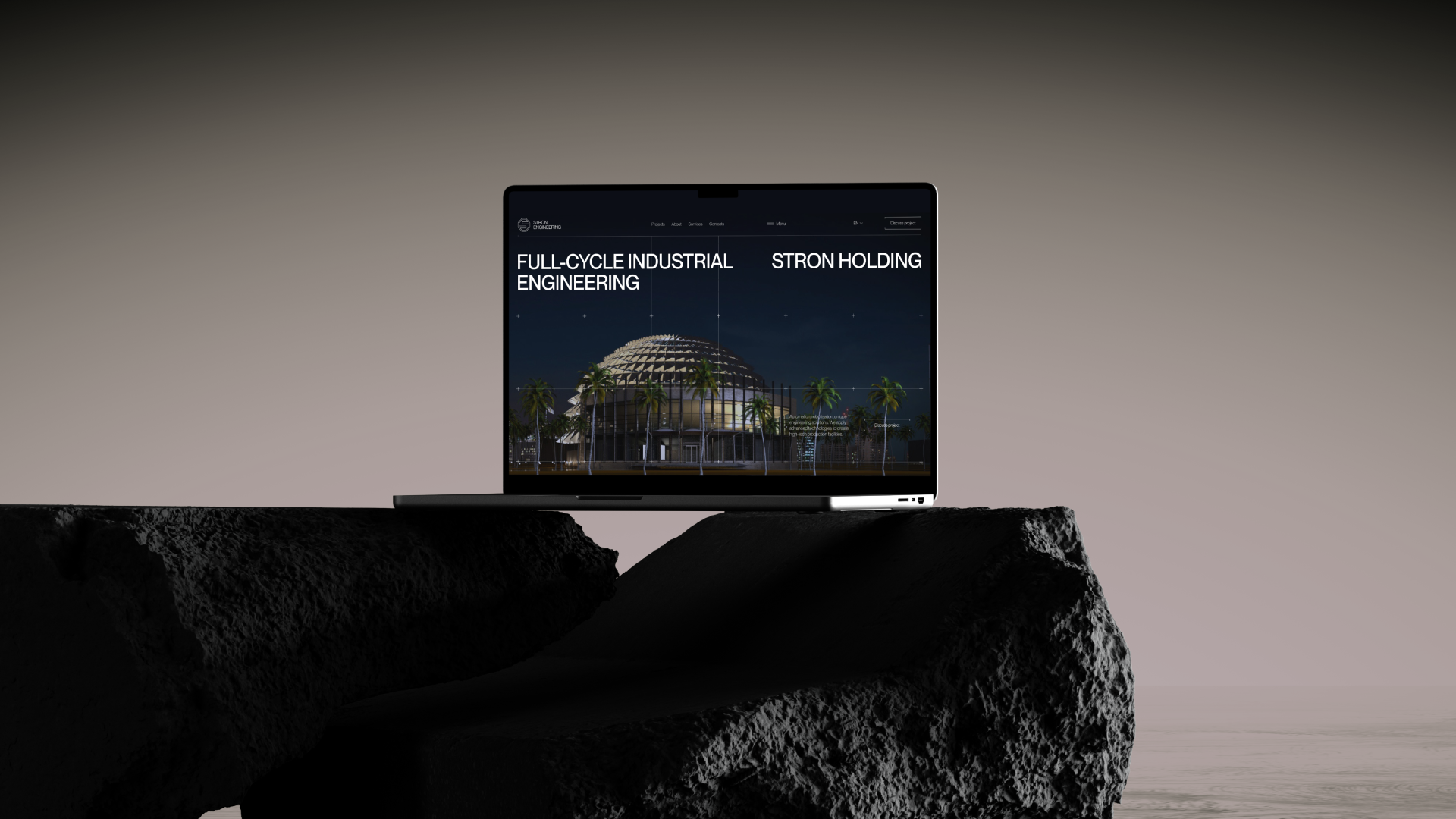 STRON HOLDING ENGINEERING | Web Design & Branding — Изображение №2 — Интерфейсы, Брендинг на Dprofile