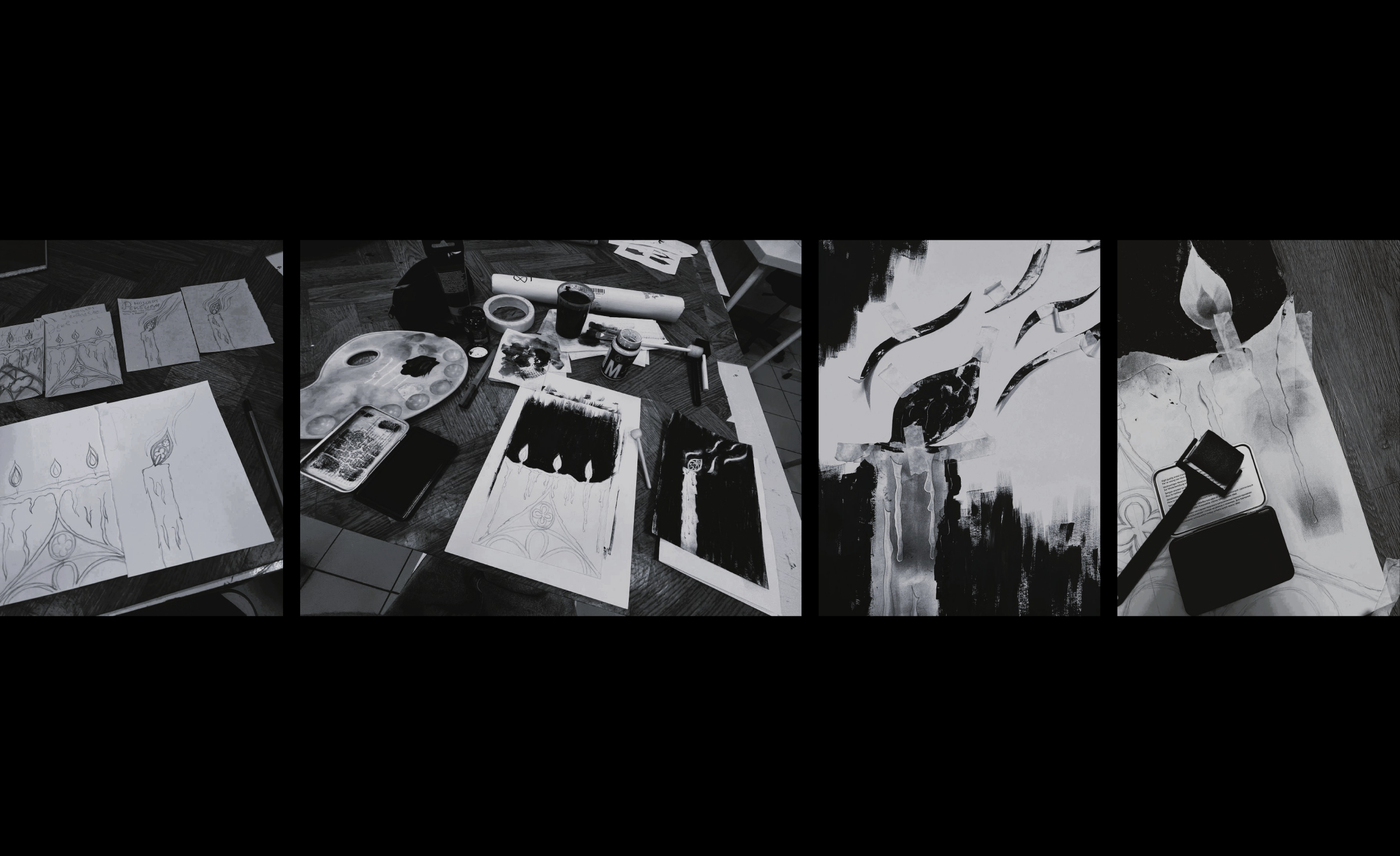 "Концерт при свечах. Ночь в Соборе. Моцарт. Реквием" — Изображение №3 — Графика на Dprofile