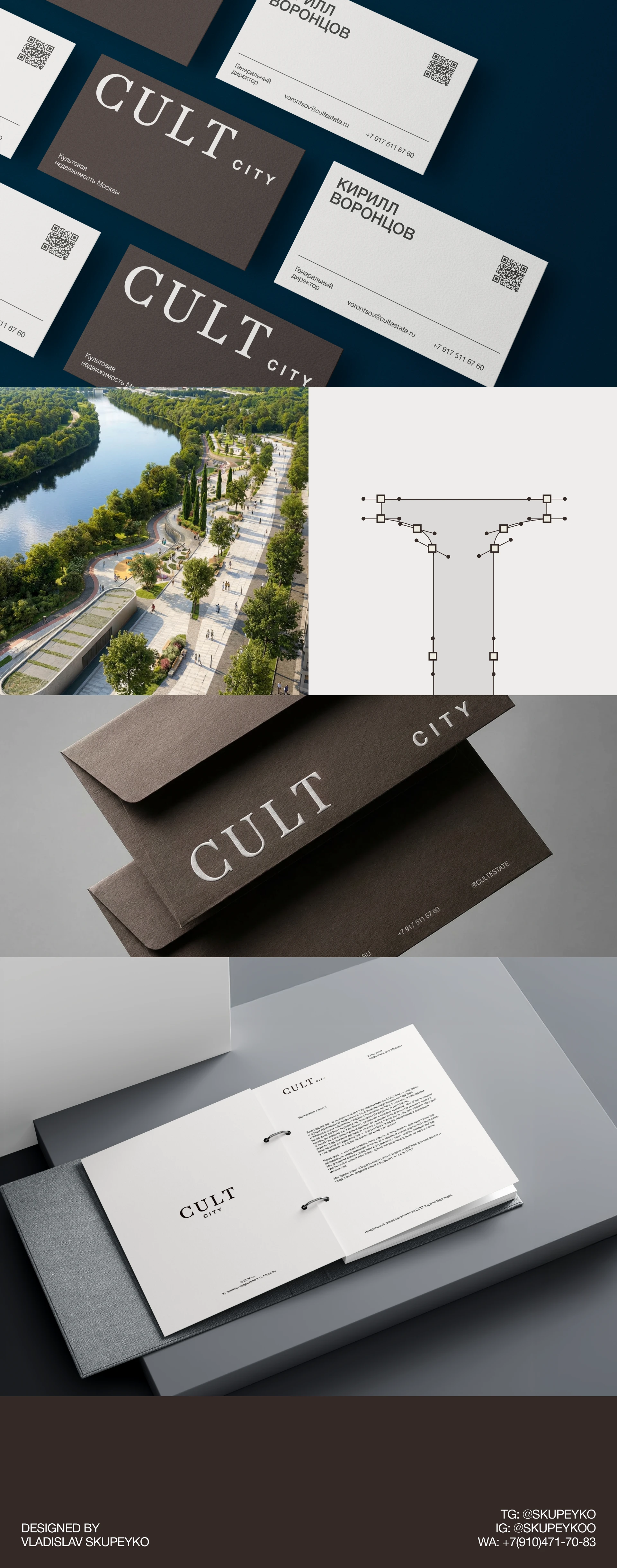 Брендинг агентства недвижимости CULT city. — Изображение №3 — Брендинг на Dprofile