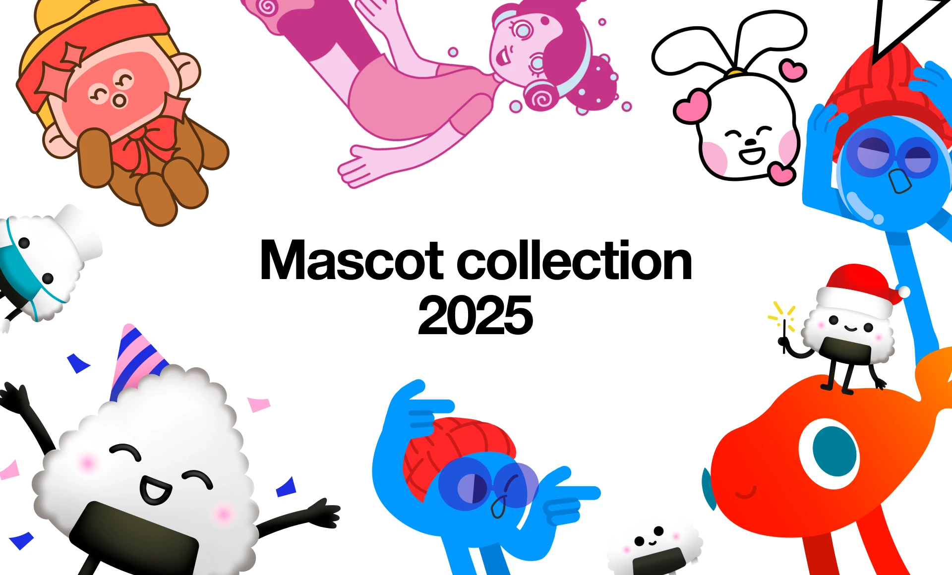 Коллекция маскотов 2025 — Изображение №1 — Брендинг, Иллюстрация на Dprofile
