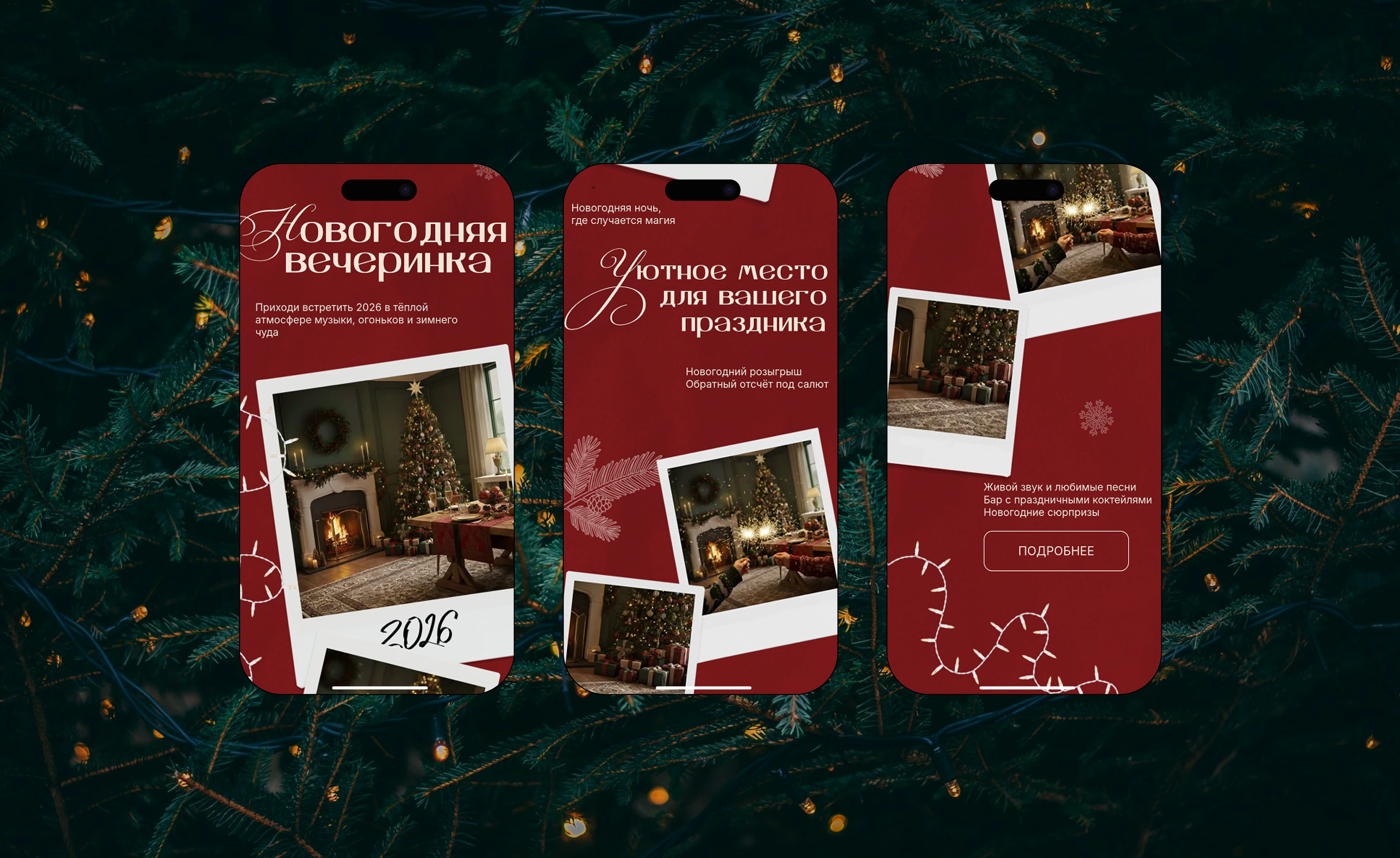 Новогодний сайт | Сайт Новый Год — Изображение №7 — Интерфейсы на Dprofile