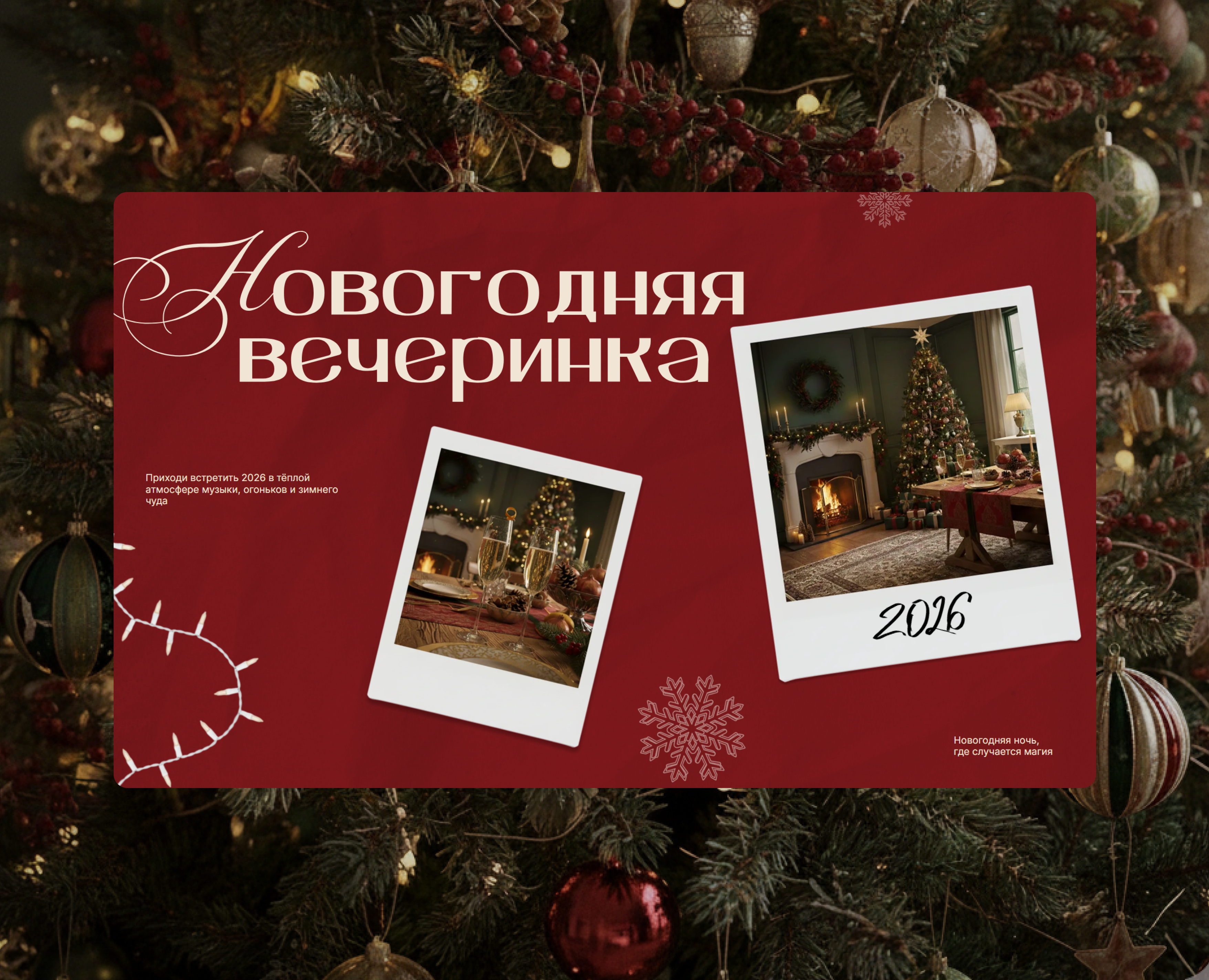 Новогодний сайт | Сайт Новый Год — Интерфейсы на Dprofile