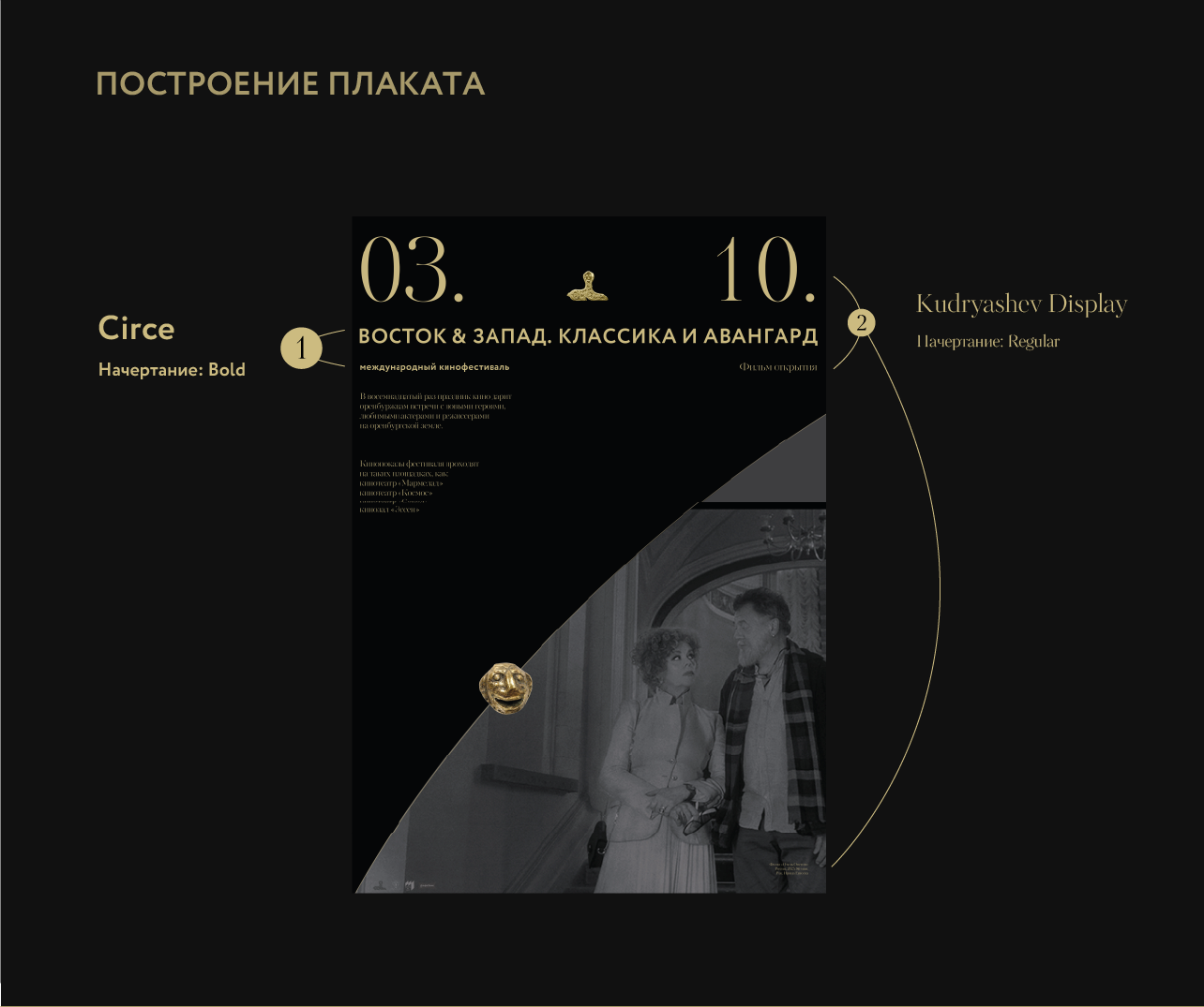 Графический комплекс для Международного кинофестиваля «Вост… — Изображение №5 — Брендинг, Графика на Dprofile