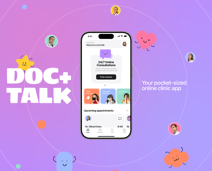 DocTalk | app | онлайн-консультации с врачами на Dprofile