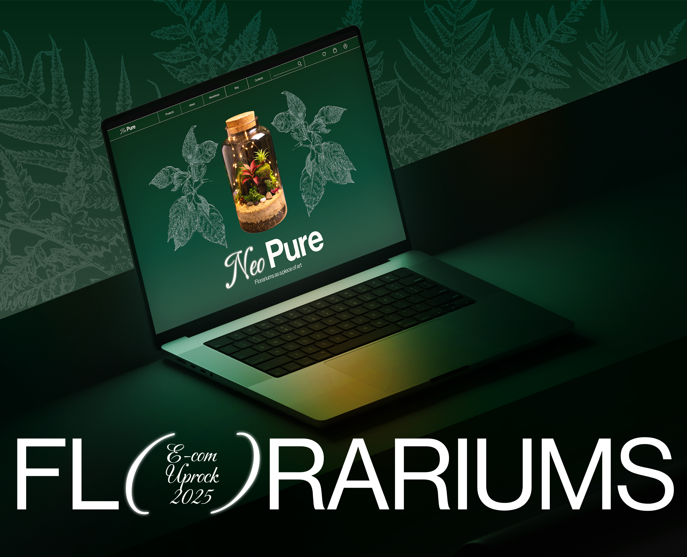 NeoPure | website | интернет-магазин флорариумов на Dprofile