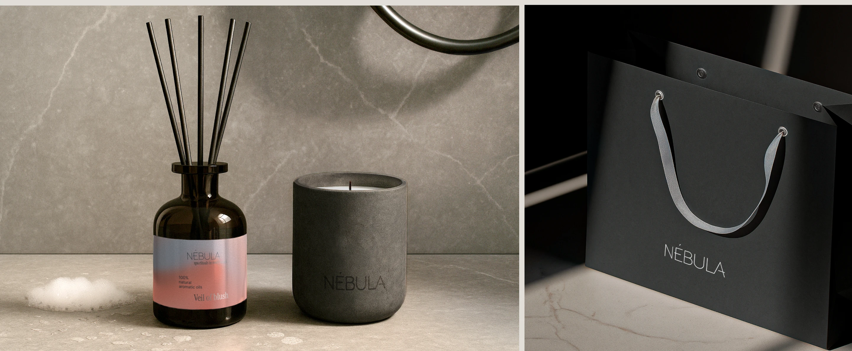 NEBULA брендинг айдентика упаковка — Изображение №10 — Брендинг на Dprofile