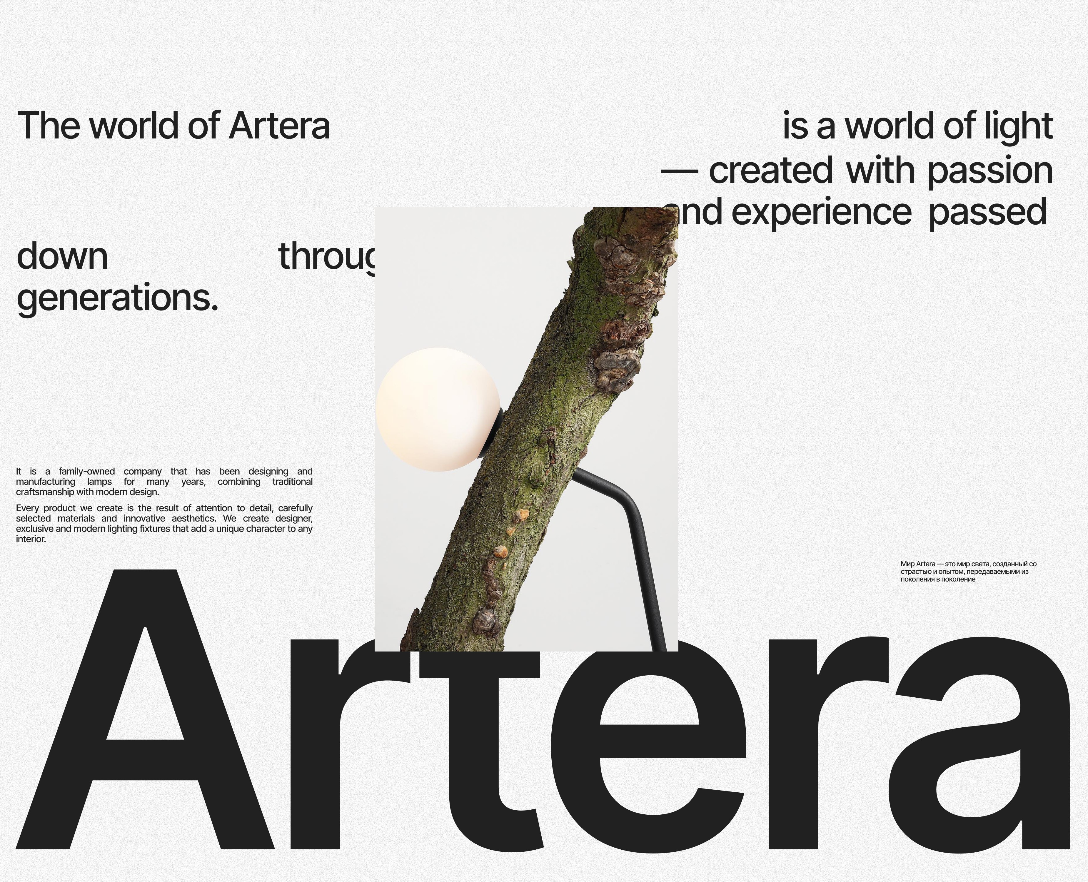 Artera — Интерфейсы на Dprofile