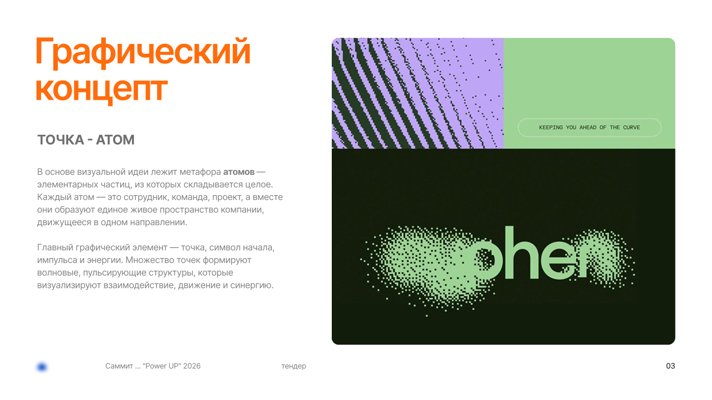 Разработка тендерного проекта. Саммит для сотрудников — Изображение №3 — Брендинг, Маркетинг на Dprofile