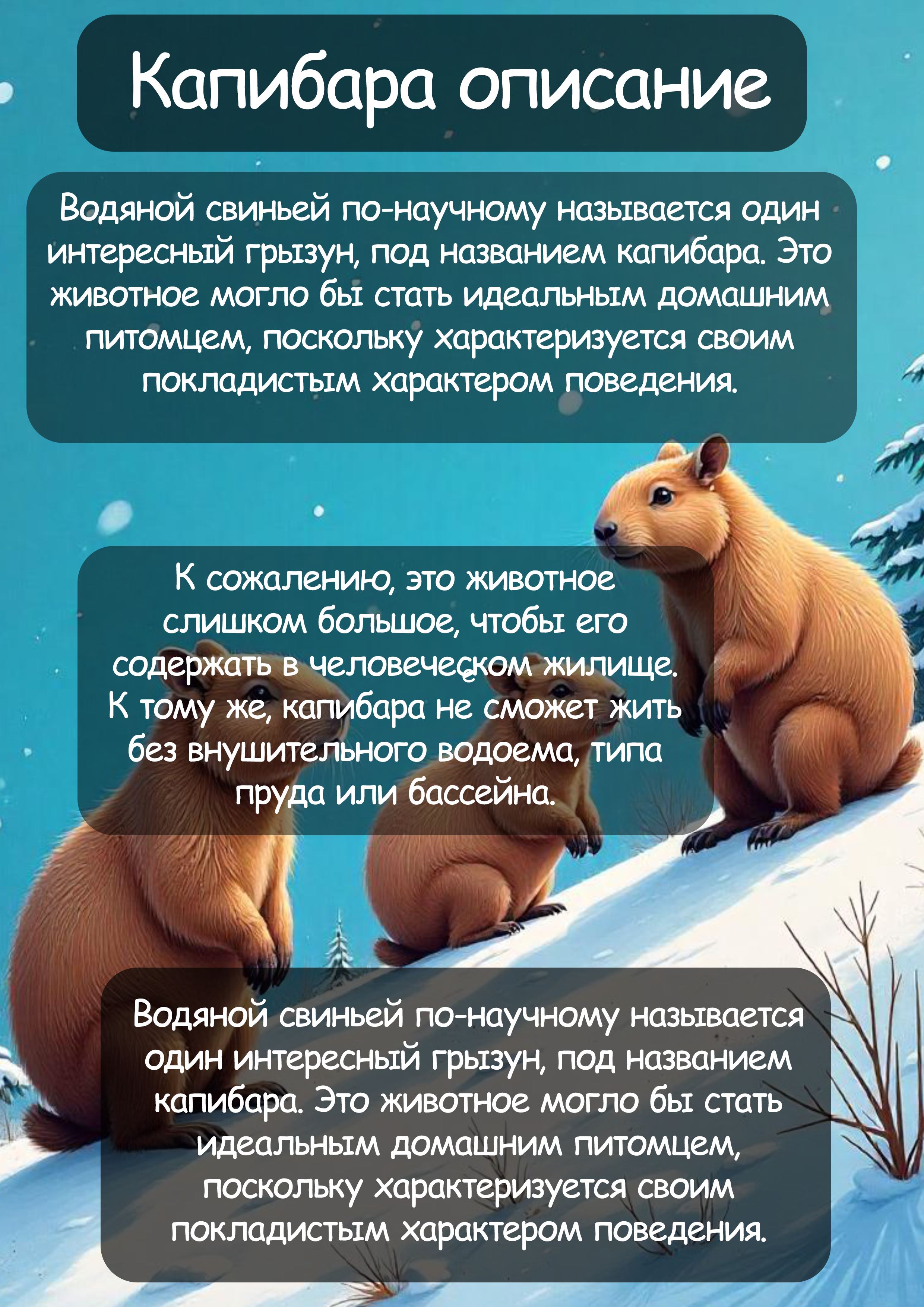 капибара — Изображение №2 — Графика, Маркетинг на Dprofile