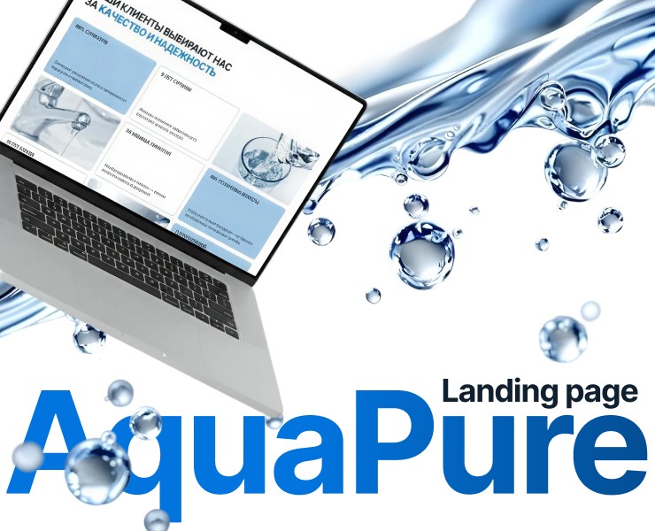 Дизайн сайта для компании по очистке воды на Dprofile