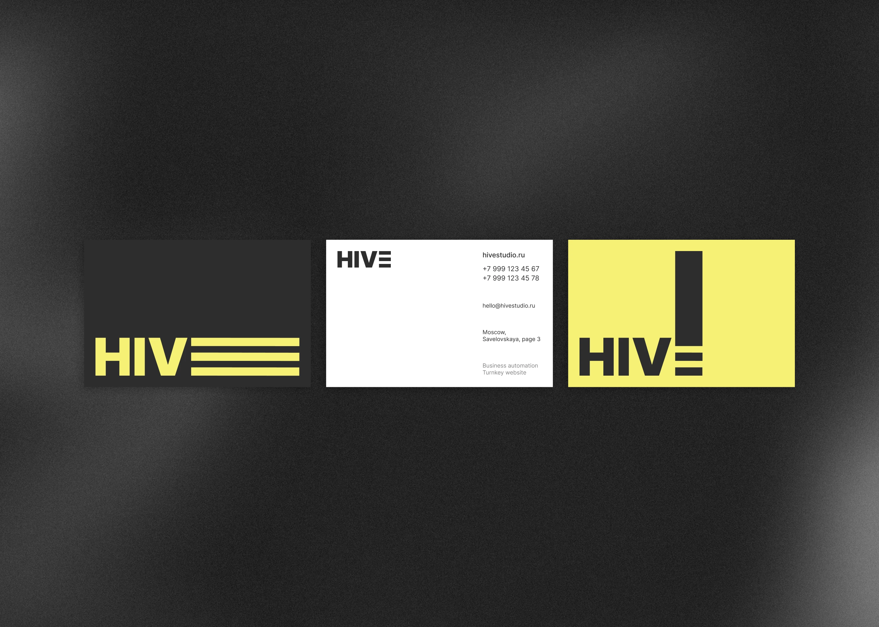 HIVE Studio — Brand Identity — Изображение №6 — Брендинг на Dprofile