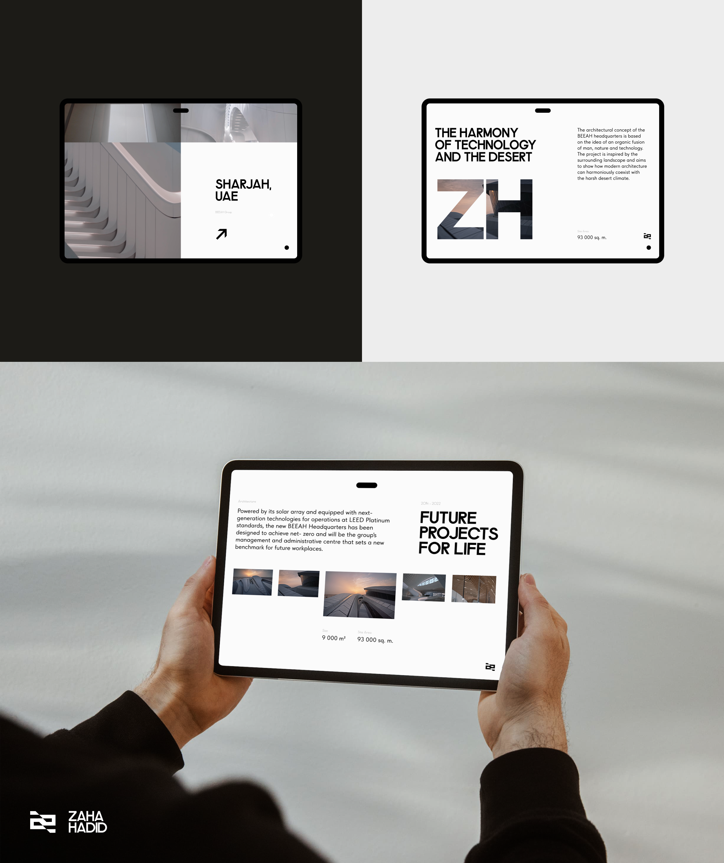 Zaha Hadid Architect © | Branding & UX/UI Design — Изображение №11 — Интерфейсы, Брендинг на Dprofile