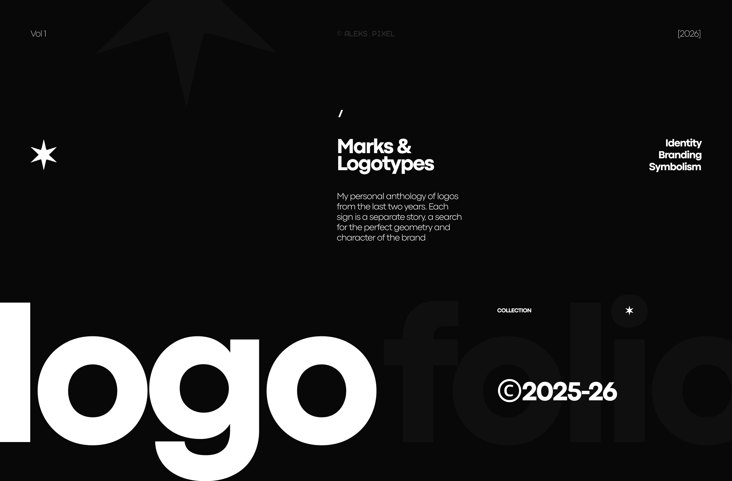 LOGOFOLIO VOL.01 / Selected Logos & Marks — Изображение №1 — Брендинг на Dprofile