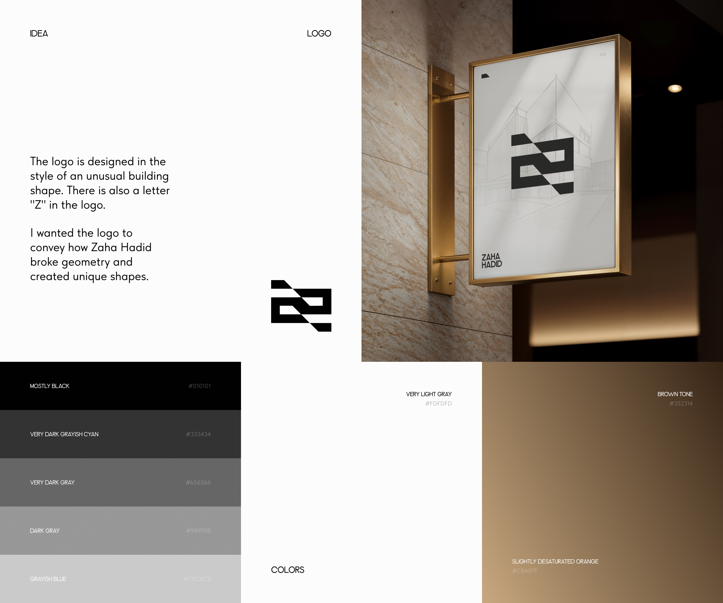 Zaha Hadid Architect © | Branding & UX/UI Design — Изображение №4 — Интерфейсы, Брендинг на Dprofile