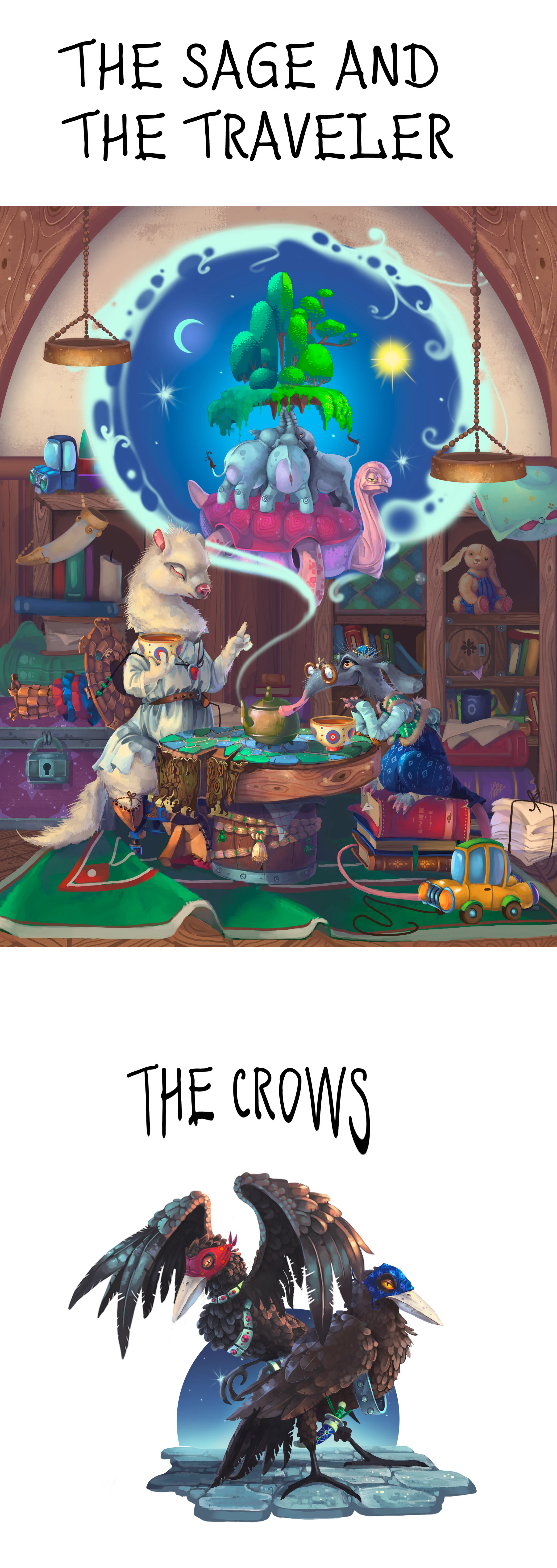 Необыкновенные приключения Воробья Крока и крысы Тресси — Изображение №15 — Иллюстрация на Dprofile