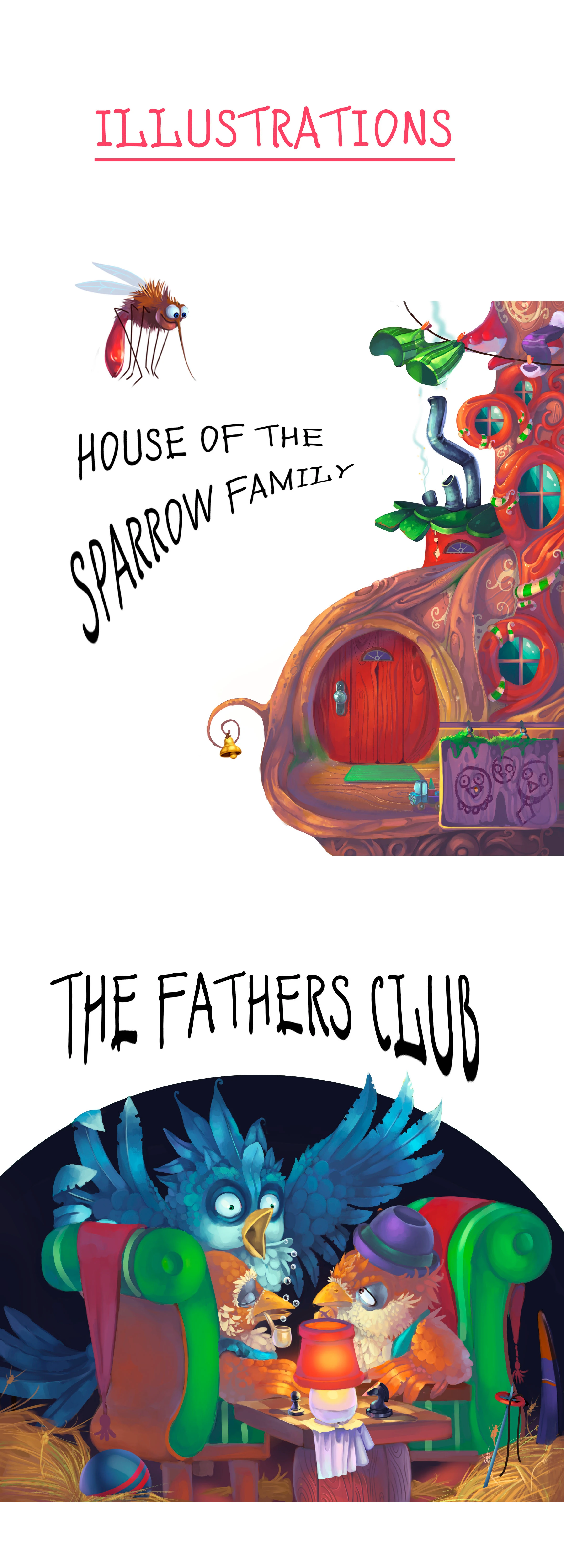 Необыкновенные приключения Воробья Крока и крысы Тресси — Изображение №5 — Иллюстрация на Dprofile