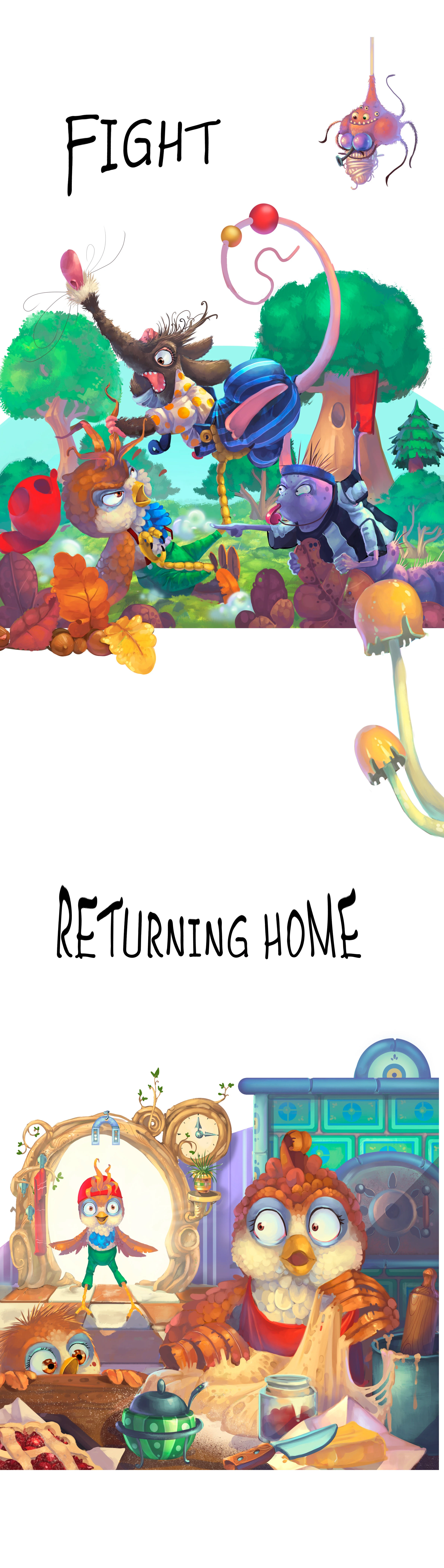 Необыкновенные приключения Воробья Крока и крысы Тресси — Изображение №20 — Иллюстрация на Dprofile