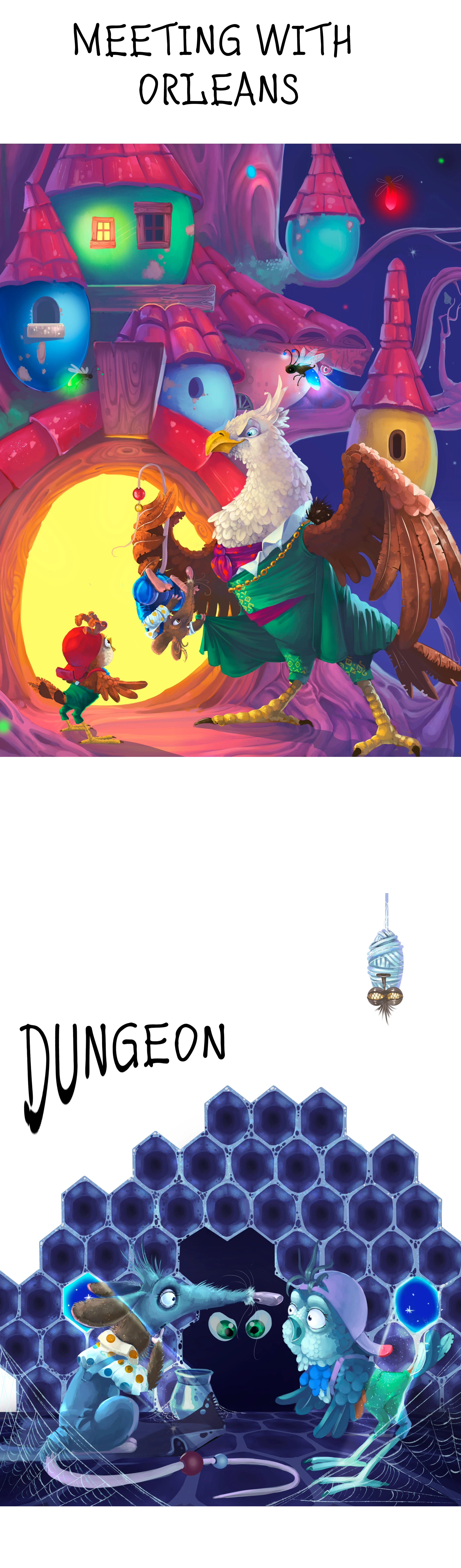 Необыкновенные приключения Воробья Крока и крысы Тресси — Изображение №14 — Иллюстрация на Dprofile