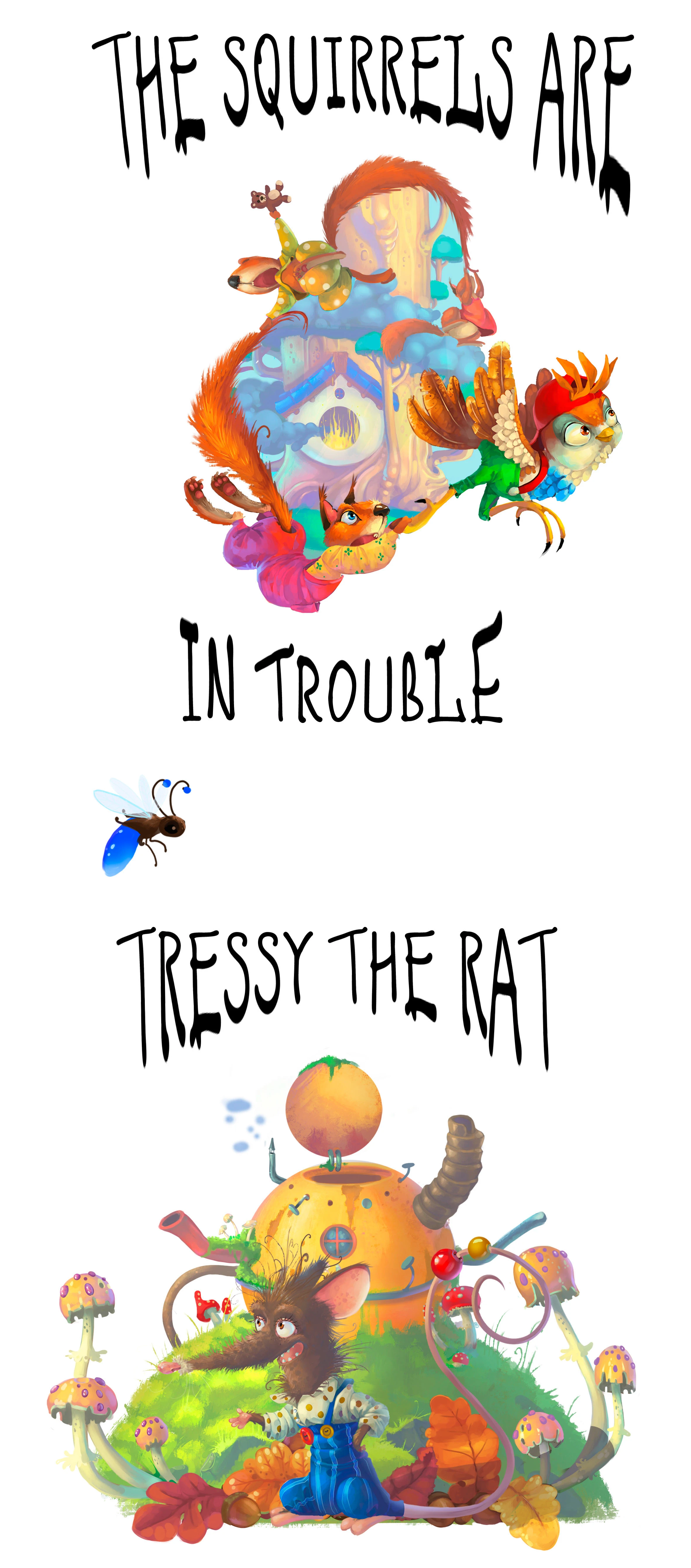 Необыкновенные приключения Воробья Крока и крысы Тресси — Изображение №10 — Иллюстрация на Dprofile