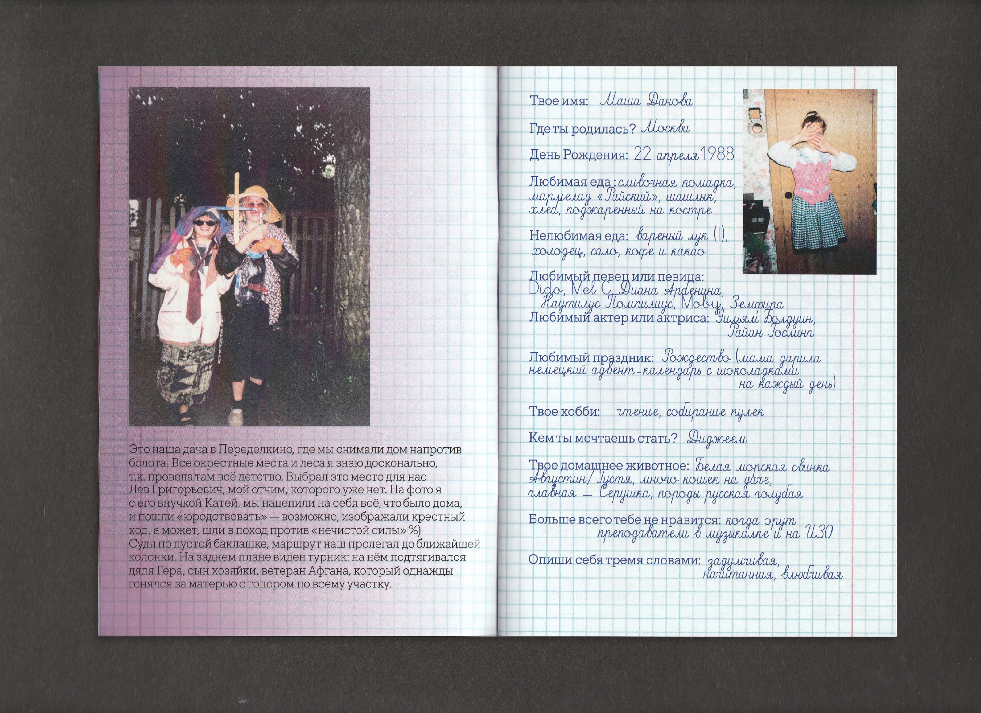 Зин "Анкета для друзей" — Изображение №12 — Графика на Dprofile