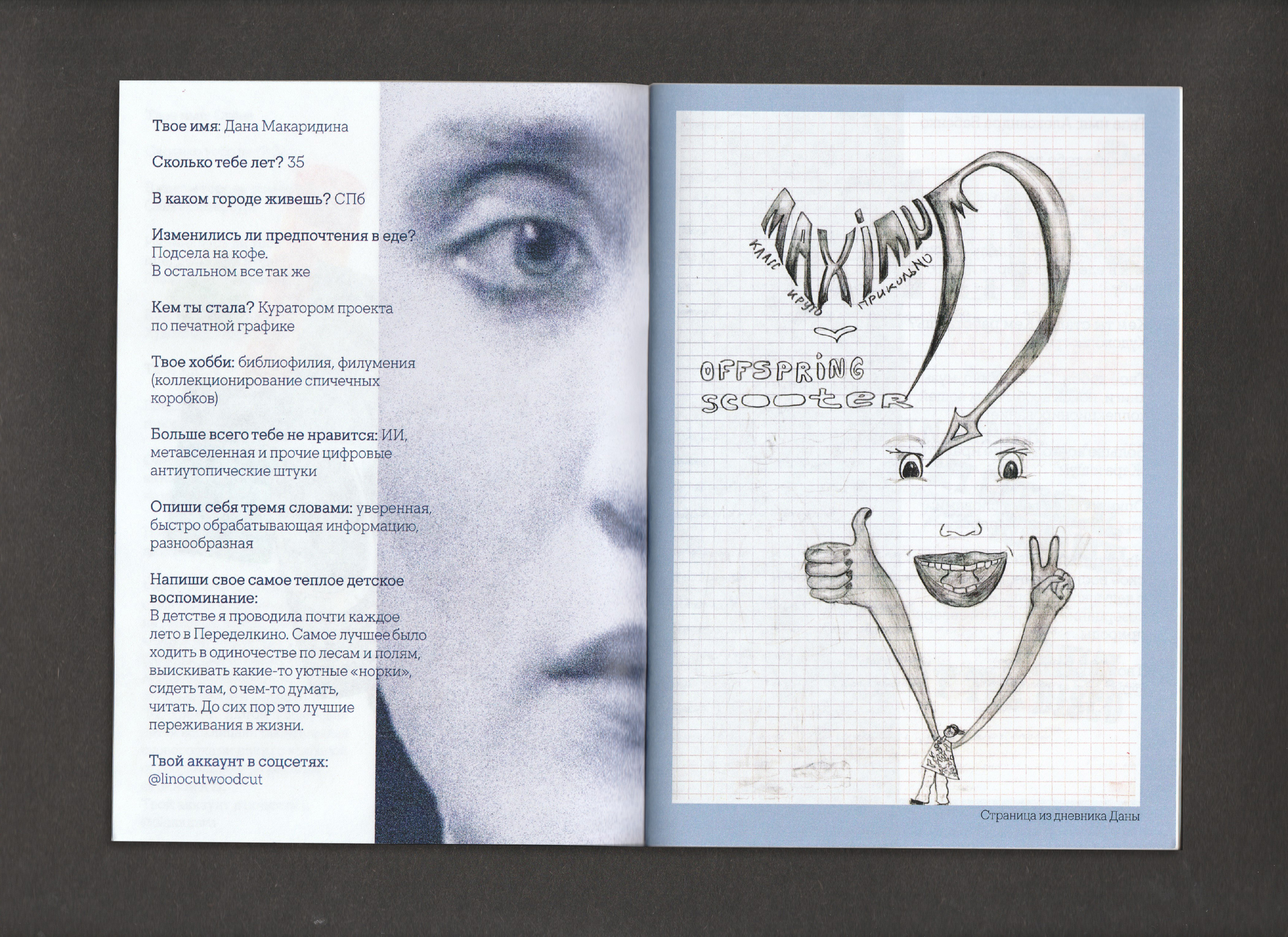 Зин "Анкета для друзей" — Изображение №30 — Графика на Dprofile