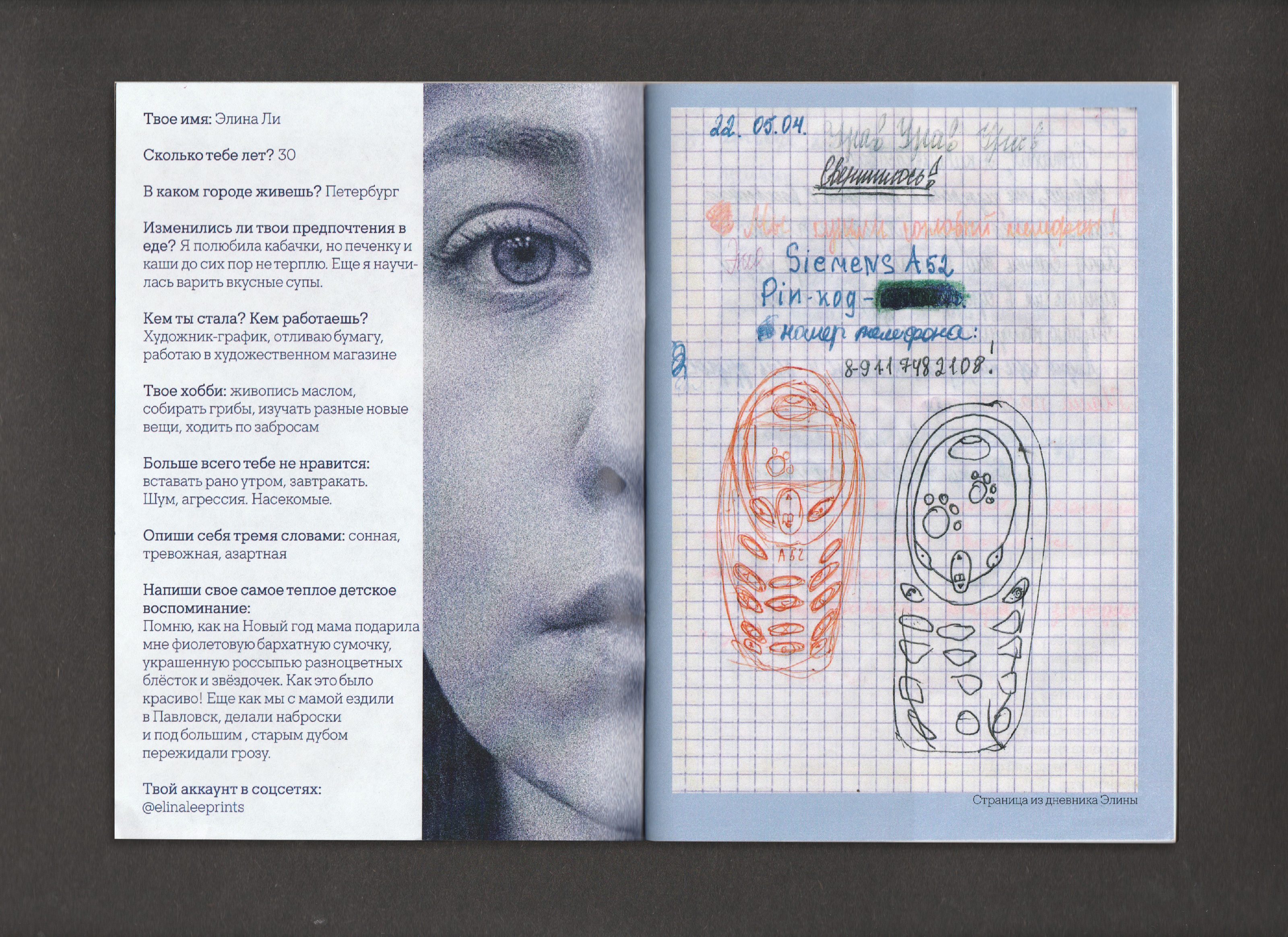 Зин "Анкета для друзей" — Изображение №28 — Графика на Dprofile