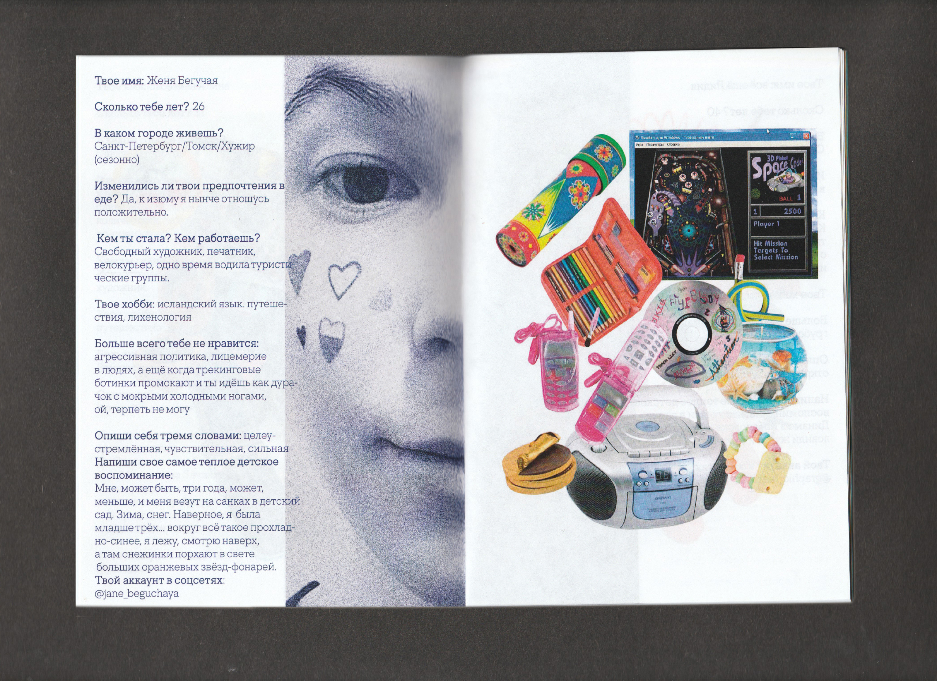 Зин "Анкета для друзей" — Изображение №24 — Графика на Dprofile