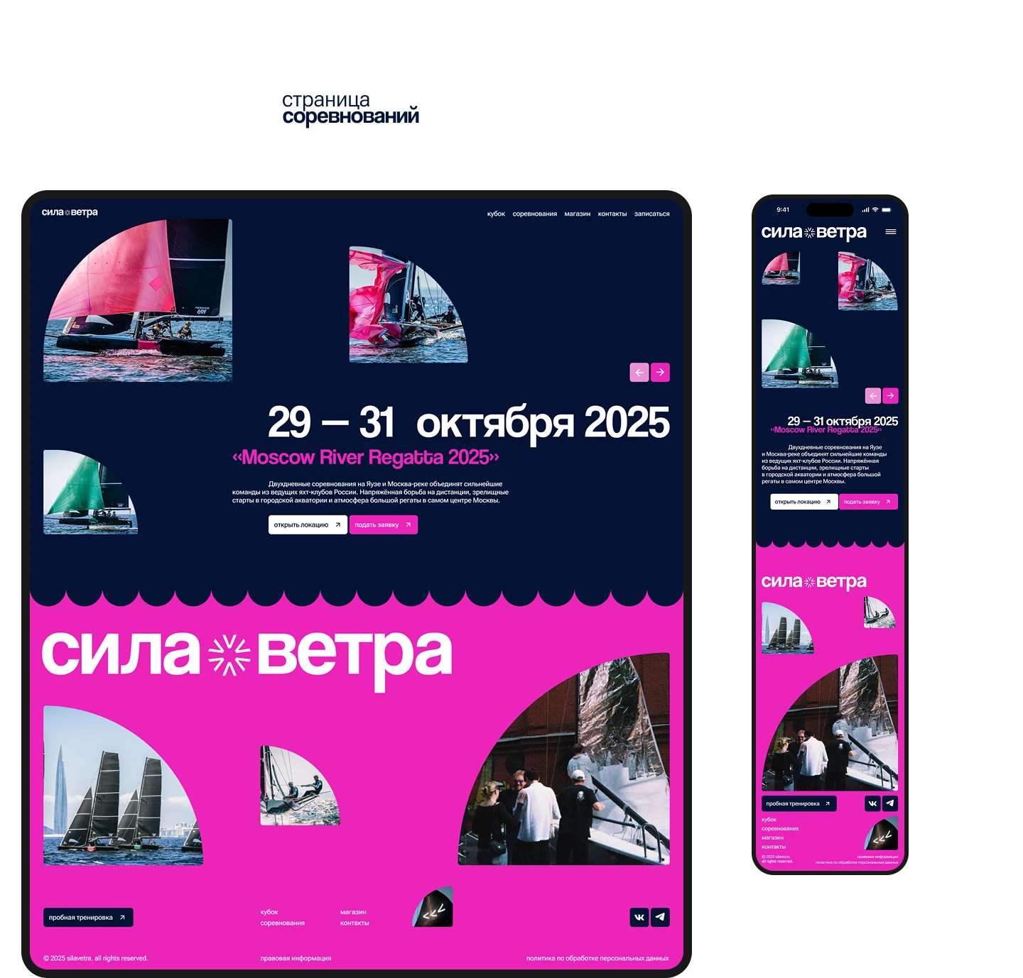 сила ветра — Изображение №5 — Интерфейсы, Брендинг на Dprofile